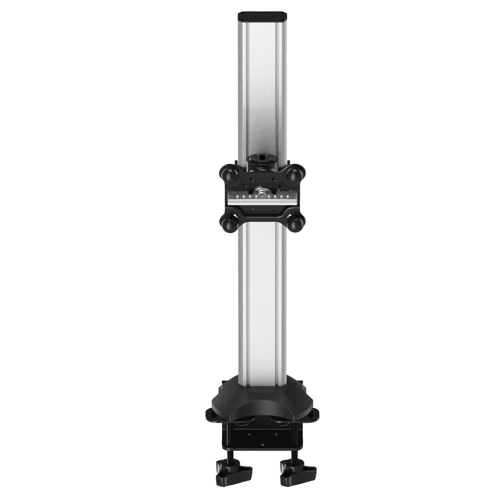 Adjustable Single Monitor Stand for Apple iMac & MacBook - Ergonomic Desk Mount with Height & Tilt Adjustment - Perfect for Home Office, Gaming & Workspace Setup