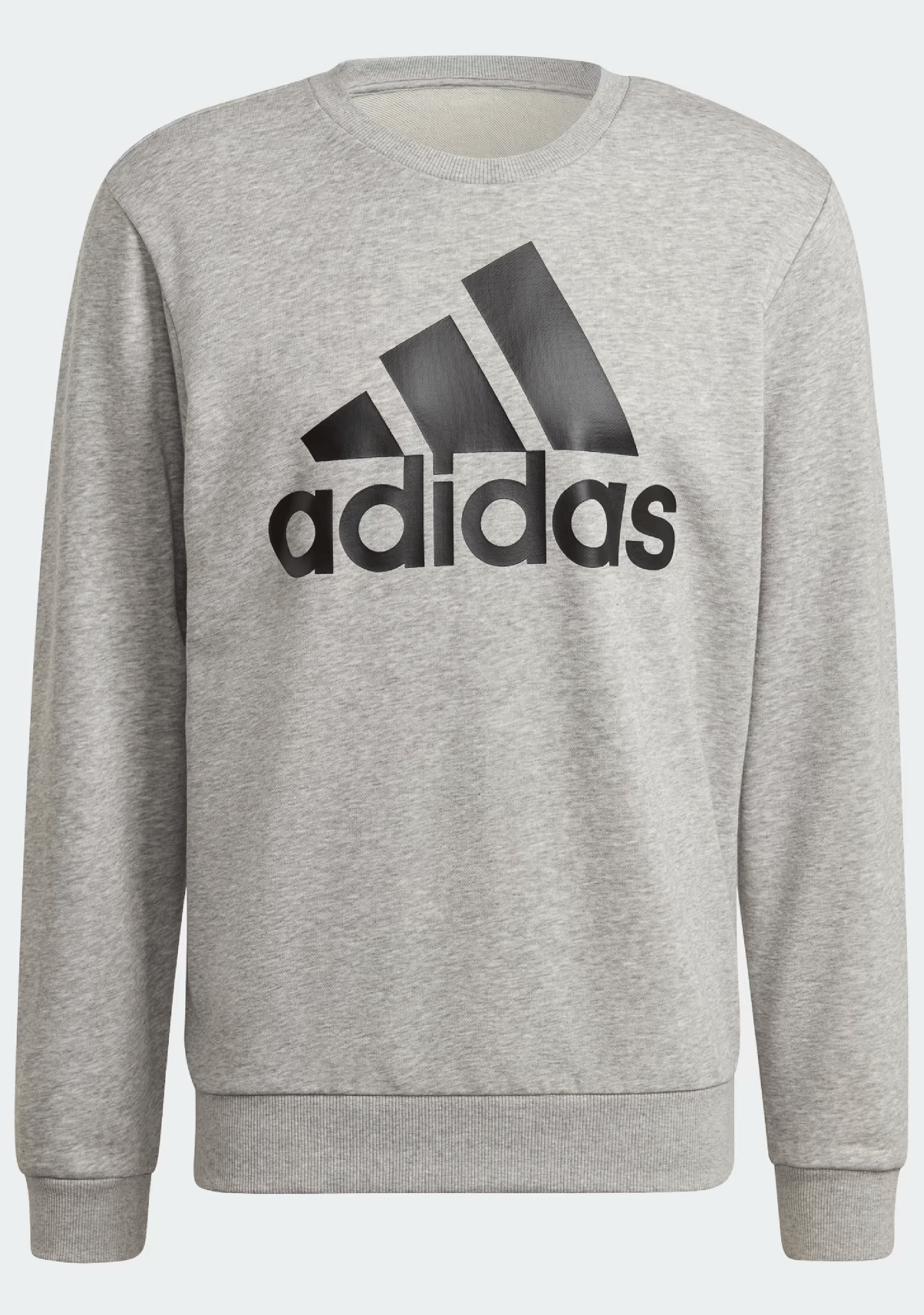 Adidas Men's Big Logo Pullover Hoodie Sweatshirt - Gray | Soft Fleece Lining, Comfortable & Stylish for Casual Wear, Gym, and Outdoor Activities