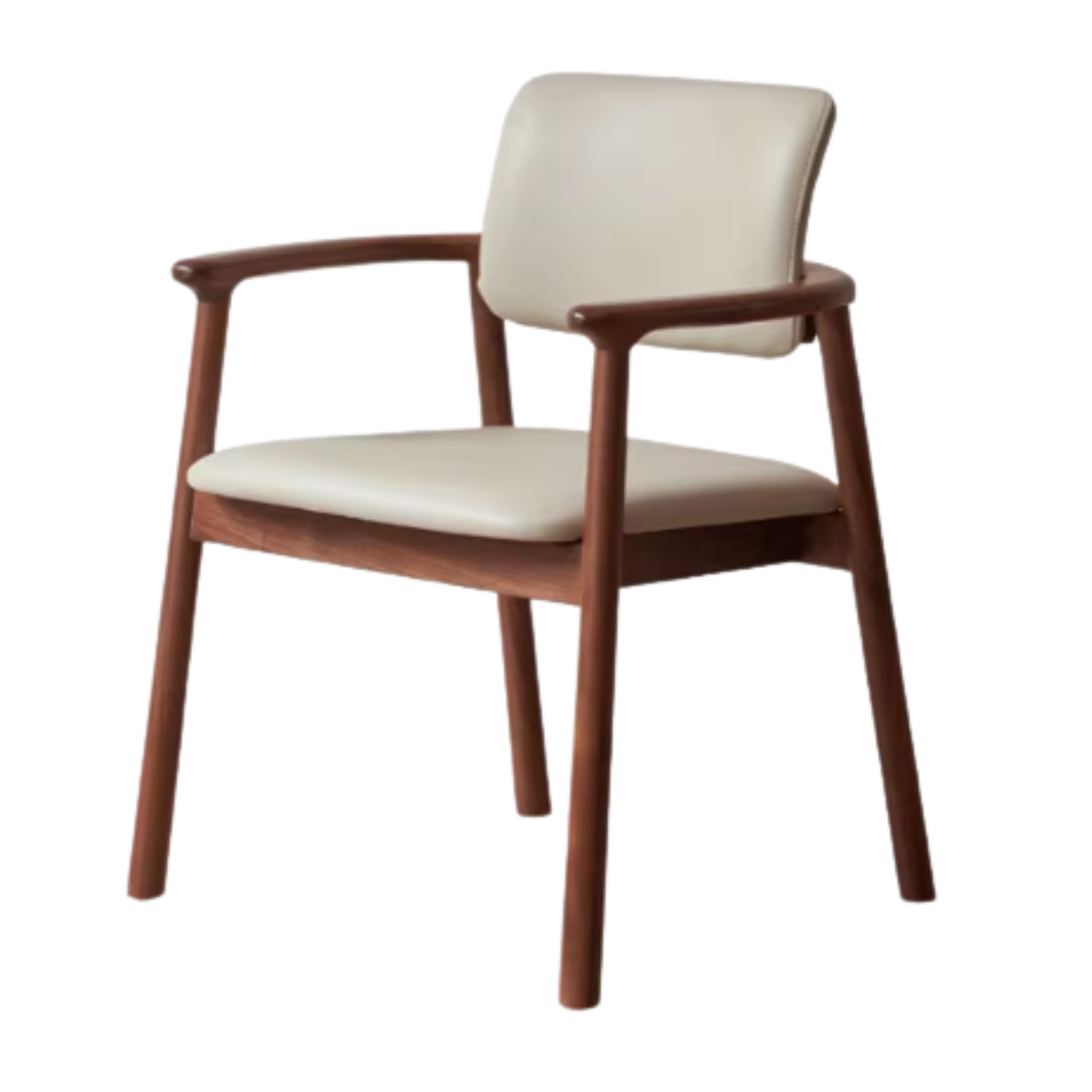 25.4x22.8x31.5 inch / 64.5x58x80сm / Beige milk color / natural leather  Armchair