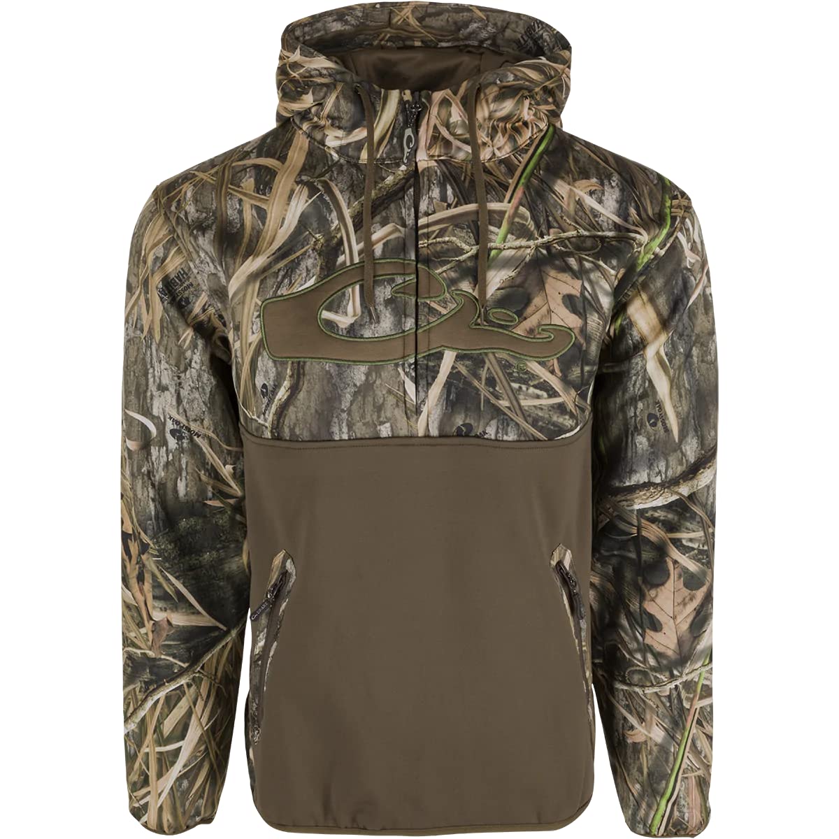 Drake MST Endurance 1/4 Zip Hoodie for Men - Lightweight Performance Pullover for Hiking, Running & Outdoor Activities
