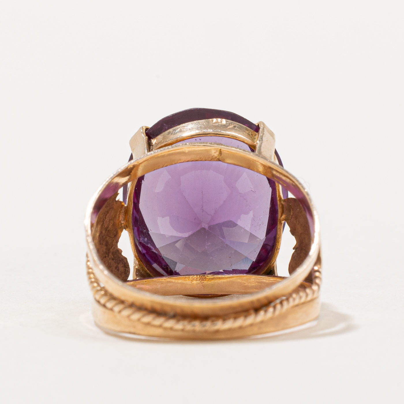 13.70ct Synthetic Color Change Sapphire Cocktail Ring - Size 6.25 | Elegant Evening Wear & Special Occasion Jewelry for Women