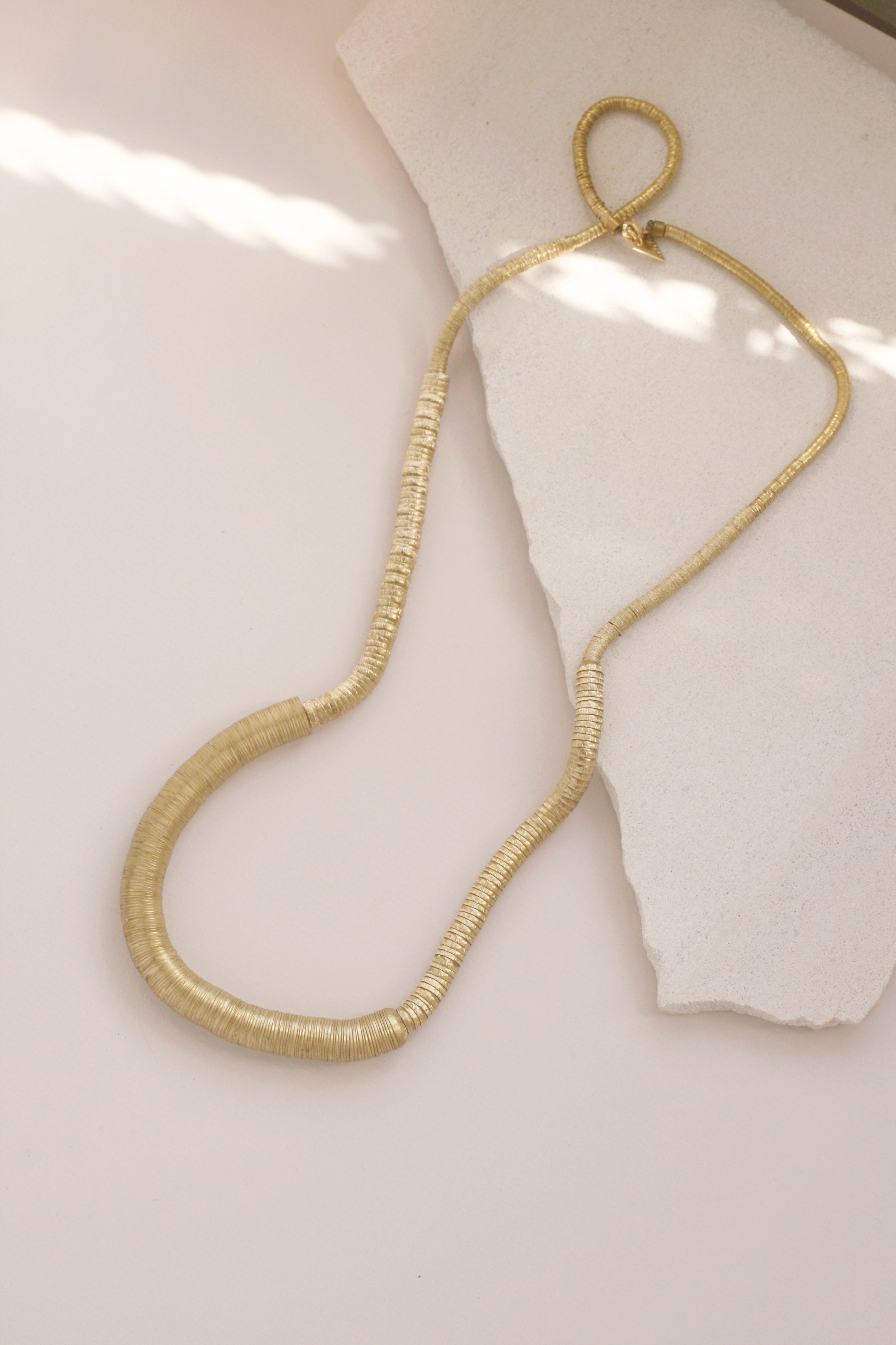 Vintage Textured Necklace for Women - Boho Chic Layered Statement Jewelry for Casual & Evening Wear