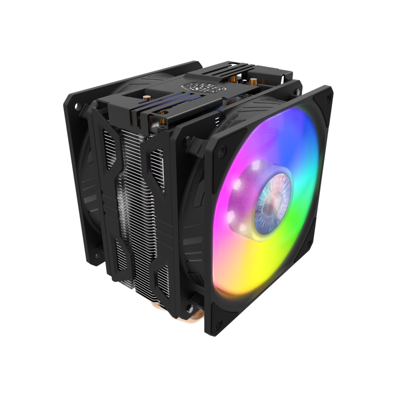 Cooler Master Hyper 212 LED Turbo ARGB CPU Cooler - High Performance Cooling for Intel/AMD Processors - Perfect for Gaming PCs & Workstations (RR-212TK-18PA-R1, 2-Year Warranty)
