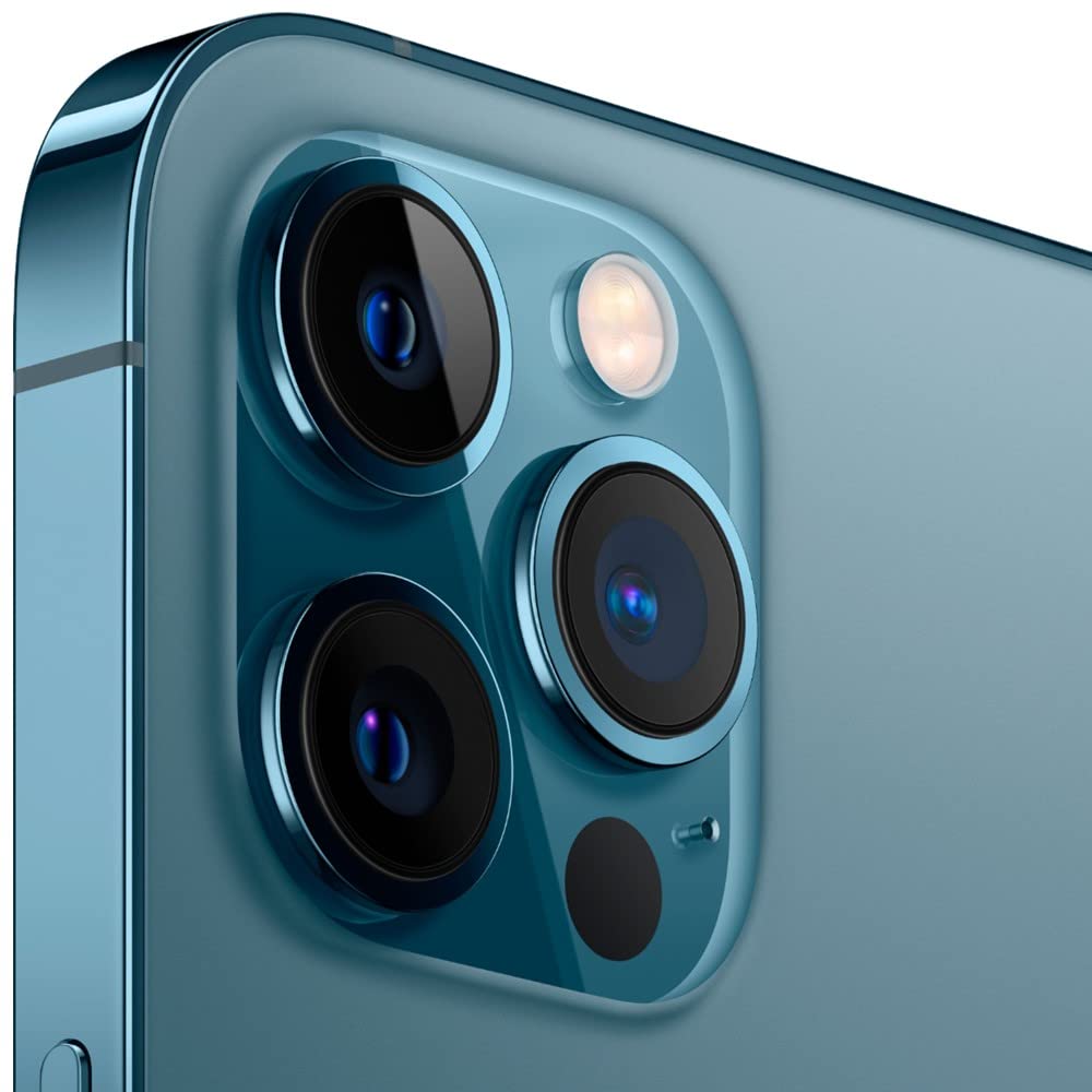 Apple iPhone 12 Pro 512GB Pacific Blue - Verizon Certified Refurbished Smartphone | Fast 5G, Pro Camera System | Perfect for Business, Travel & Photography Enthusiasts