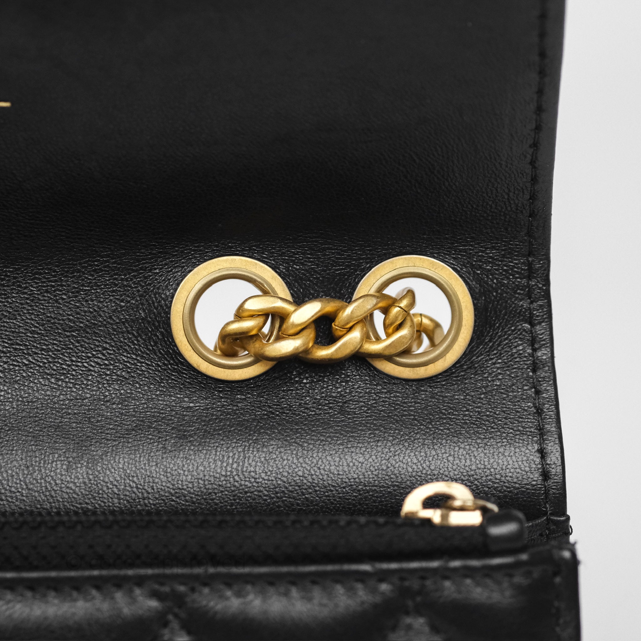 Chanel All Slide Adjustable Chain Phone Holder WOC Black Lambskin Crossbody Bag - Perfect for Everyday Use, Travel & Shopping