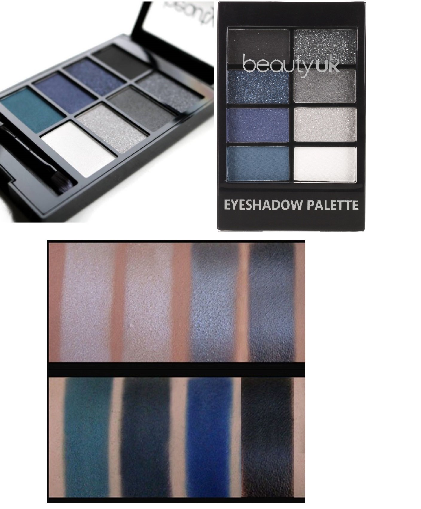 Beauty UK Eyeshadow Palette No. 6 - After Dark | 12 Highly Pigmented Matte & Shimmer Eyeshadows | Vegan & Cruelty-Free Makeup | Perfect for Night Out, Party & Special Occasions