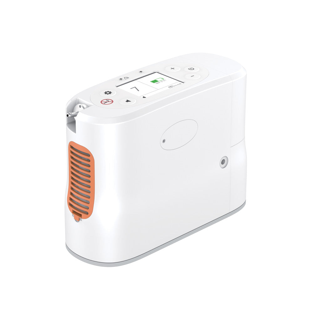 Rhythm P2 E7 Portable Oxygen Concentrator - Lightweight & Quiet Oxygen Machine for Travel, Home & Outdoor Use - Perfect for COPD, Sleep Apnea & Respiratory Support