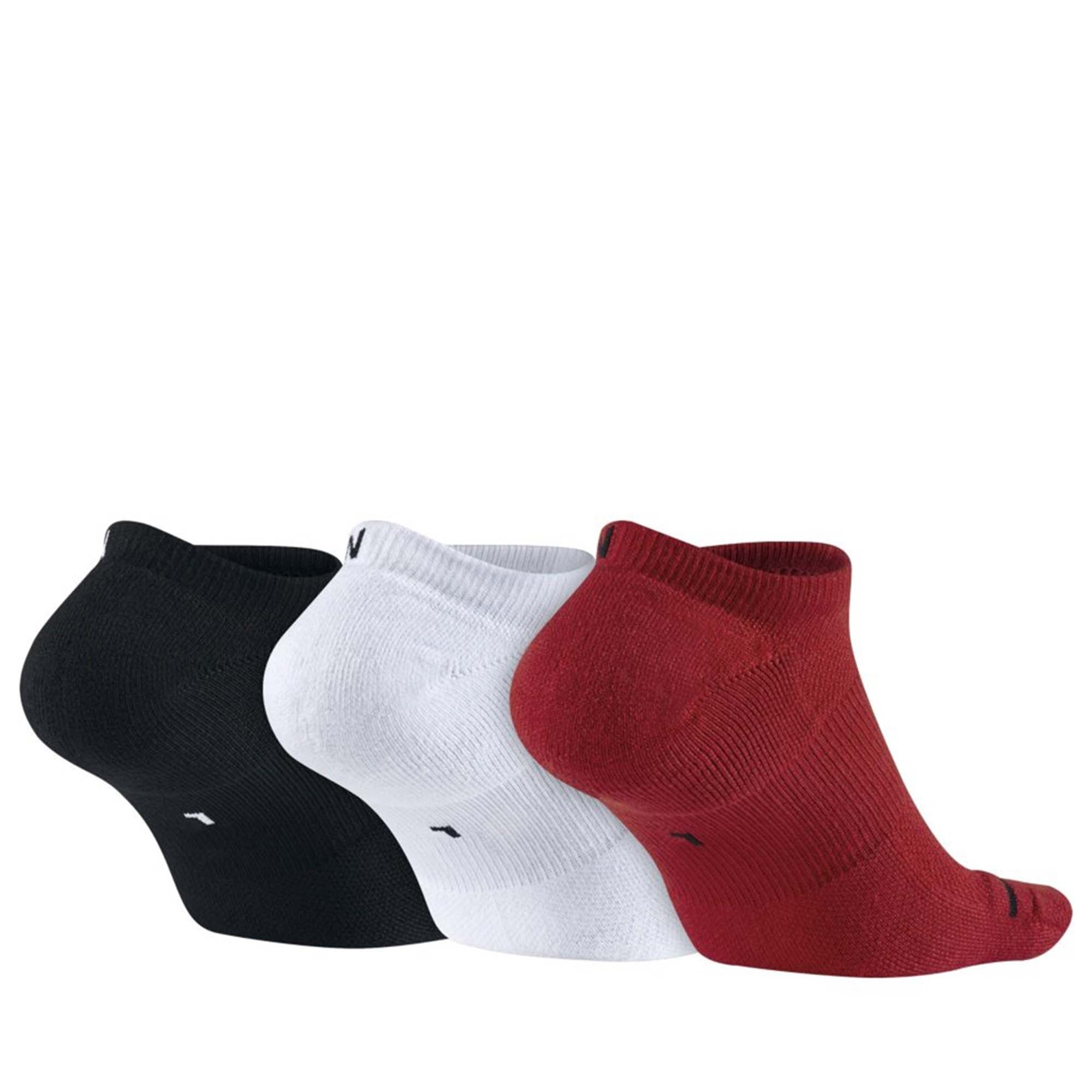 Air Jordan Everyday Max No Show Socks 3-Pack - Breathable Athletic Socks for Men & Women - Perfect for Running, Gym, Basketball & Casual Wear