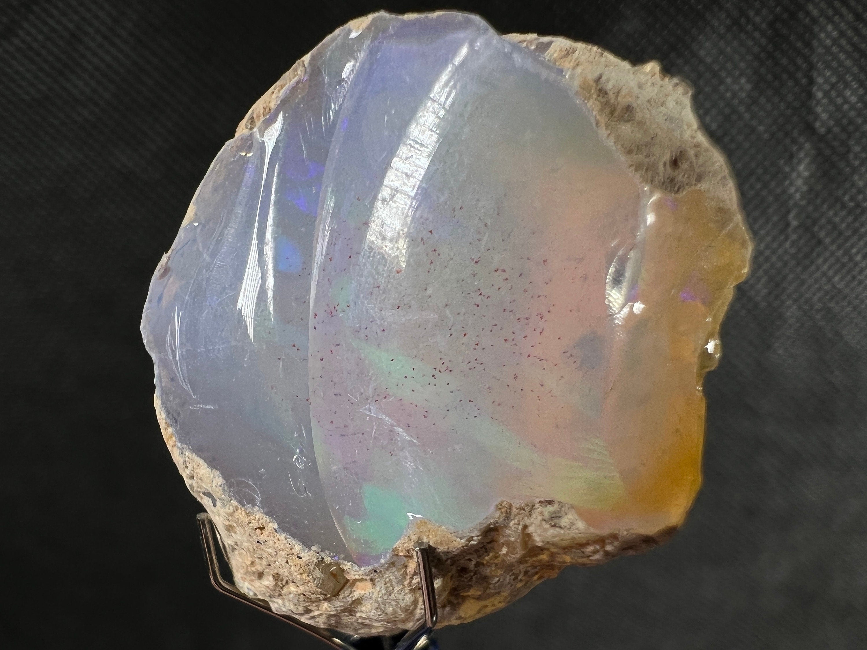 Premium 4A+ Welo Opal Raw Crystal - Certified Cutting Grade Opal for Jewelry Making (50639) - Perfect for Rings, Necklaces & Handcrafted Gemstone Designs