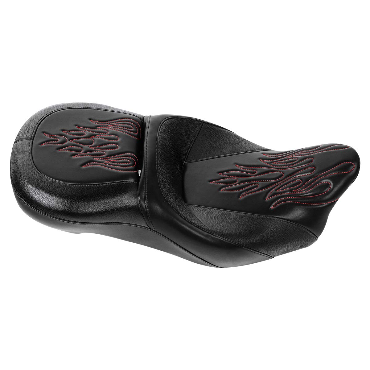 One-Piece Hammock Seat for Harley Touring Models (2009-2023) - Road King, Street Glide, Road Glide, Electra Glide, Tri Glide & Ultra Classic - Comfortable Rider & Passenger Seat for Long Rides - Perfect for Cruising, Road Trips & Motorcycle Adventures