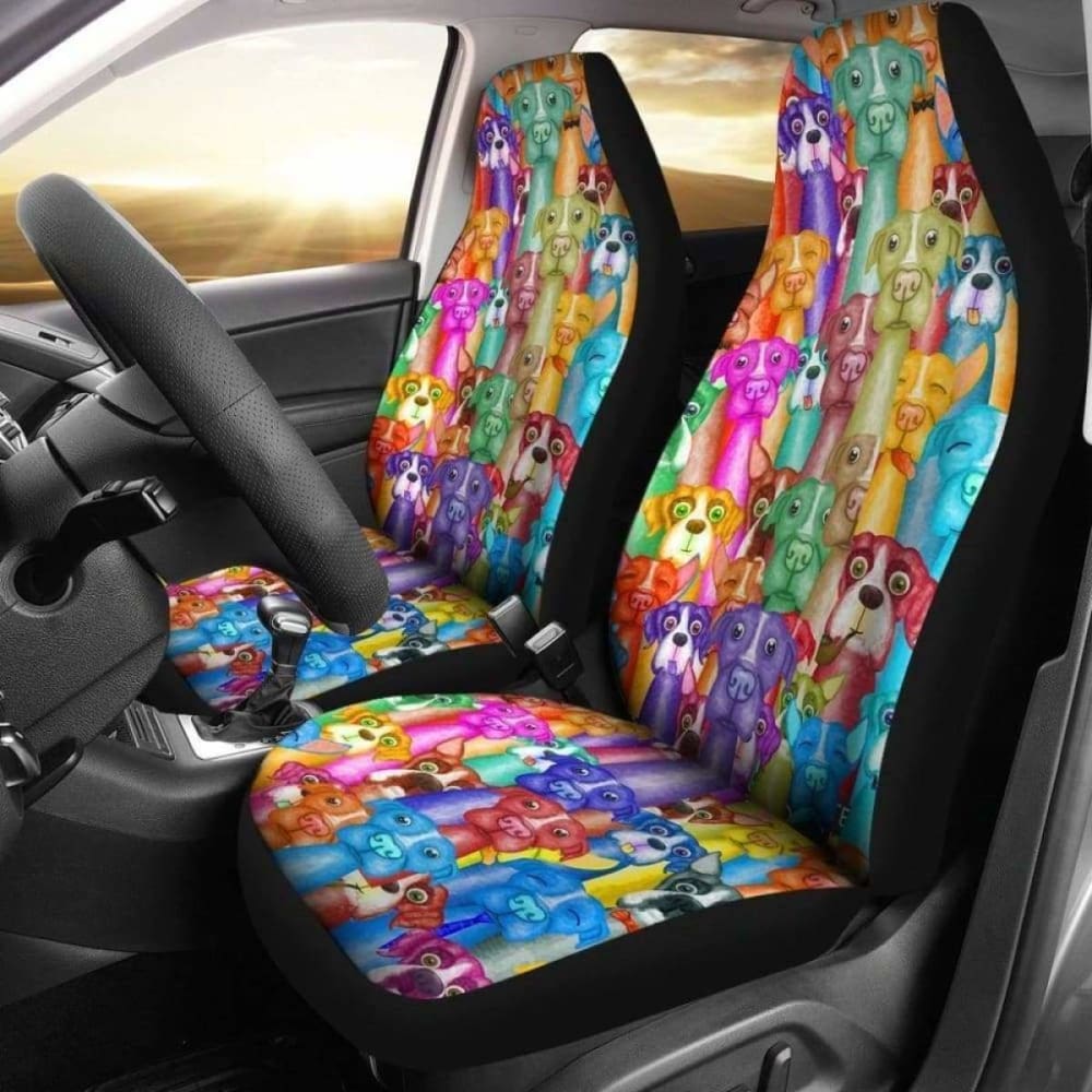 Premium Boxer Car Seat Covers - Universal Fit for Cars, Trucks & SUVs - Durable 250D Polyester Fabric - Protects Seats from Pets, Spills & Wear - Perfect for Travel, Commuting & Outdoor Adventures