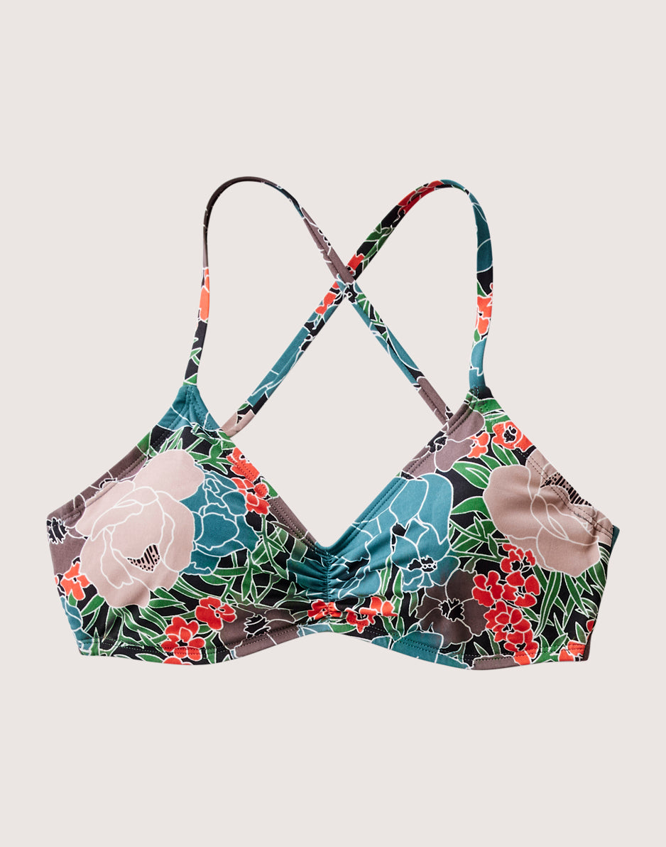 Camari Top: Jardin - Women's Floral Print Blouse | Final Sale | Perfect for Summer Outings & Beach Vacations