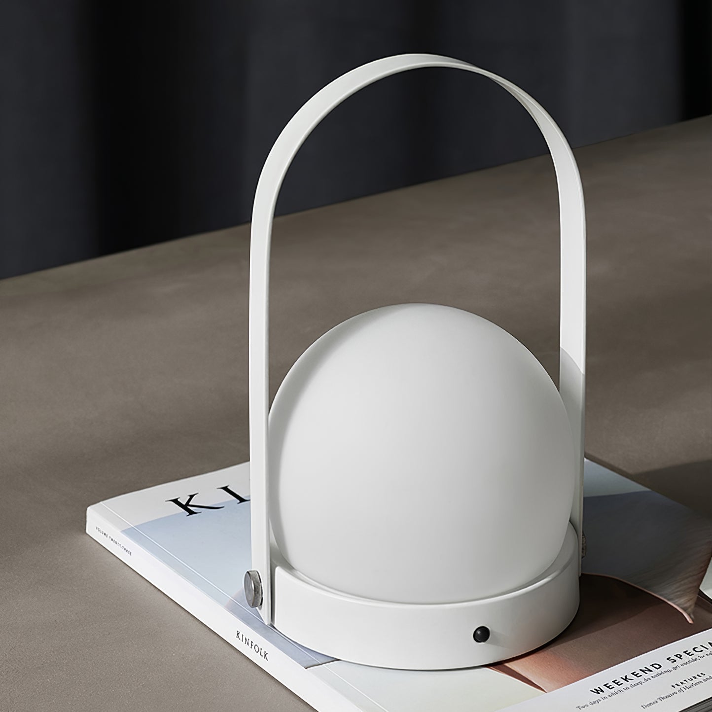 Carrie Rechargeable LED Table Lamp with Built-in Battery - Perfect for Bedroom, Office, and Nightstand Lighting