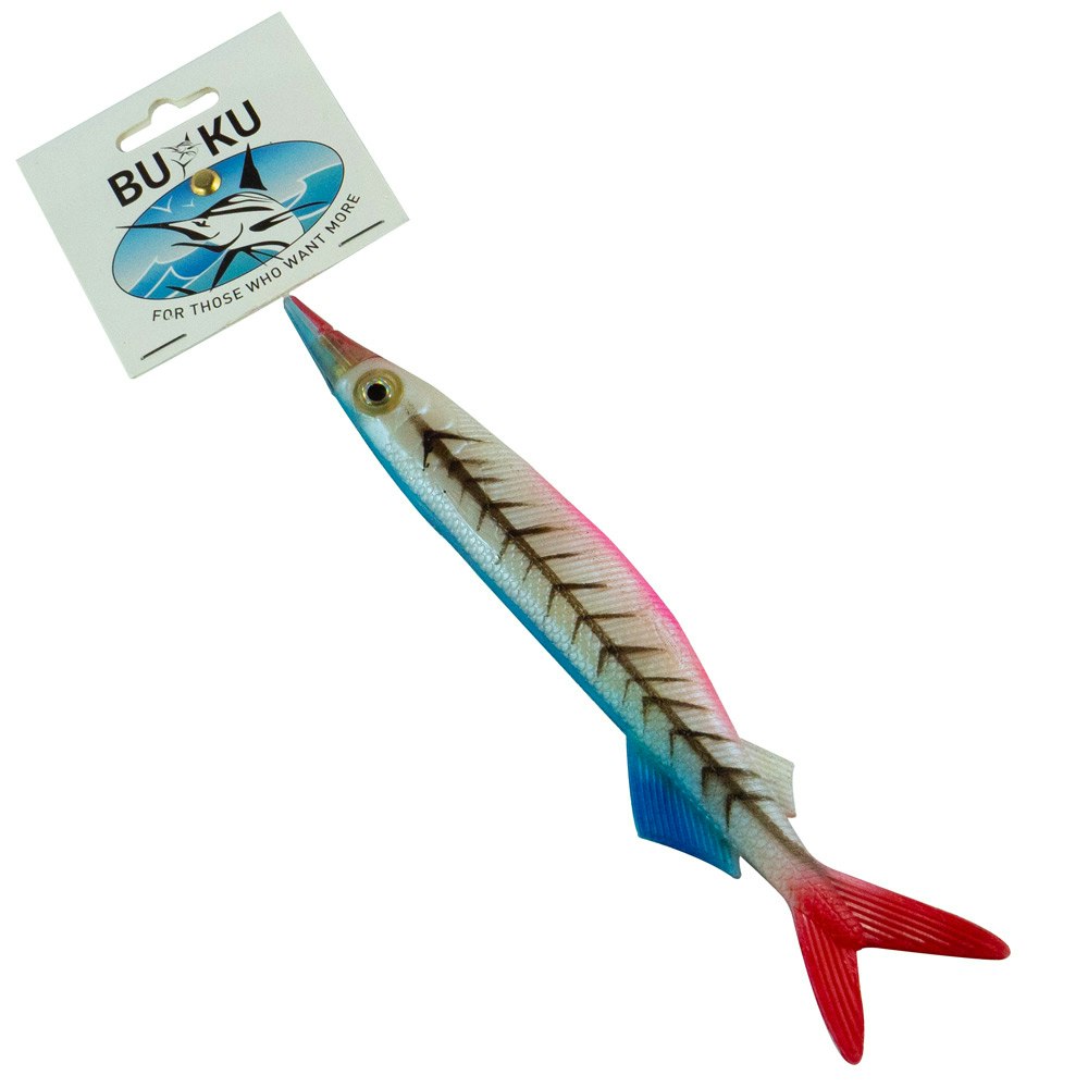 Buku Teaser Fish - Premium Cat Fishing Toy with Feathers for Indoor Play - Interactive Cat Toy for Exercise & Entertainment