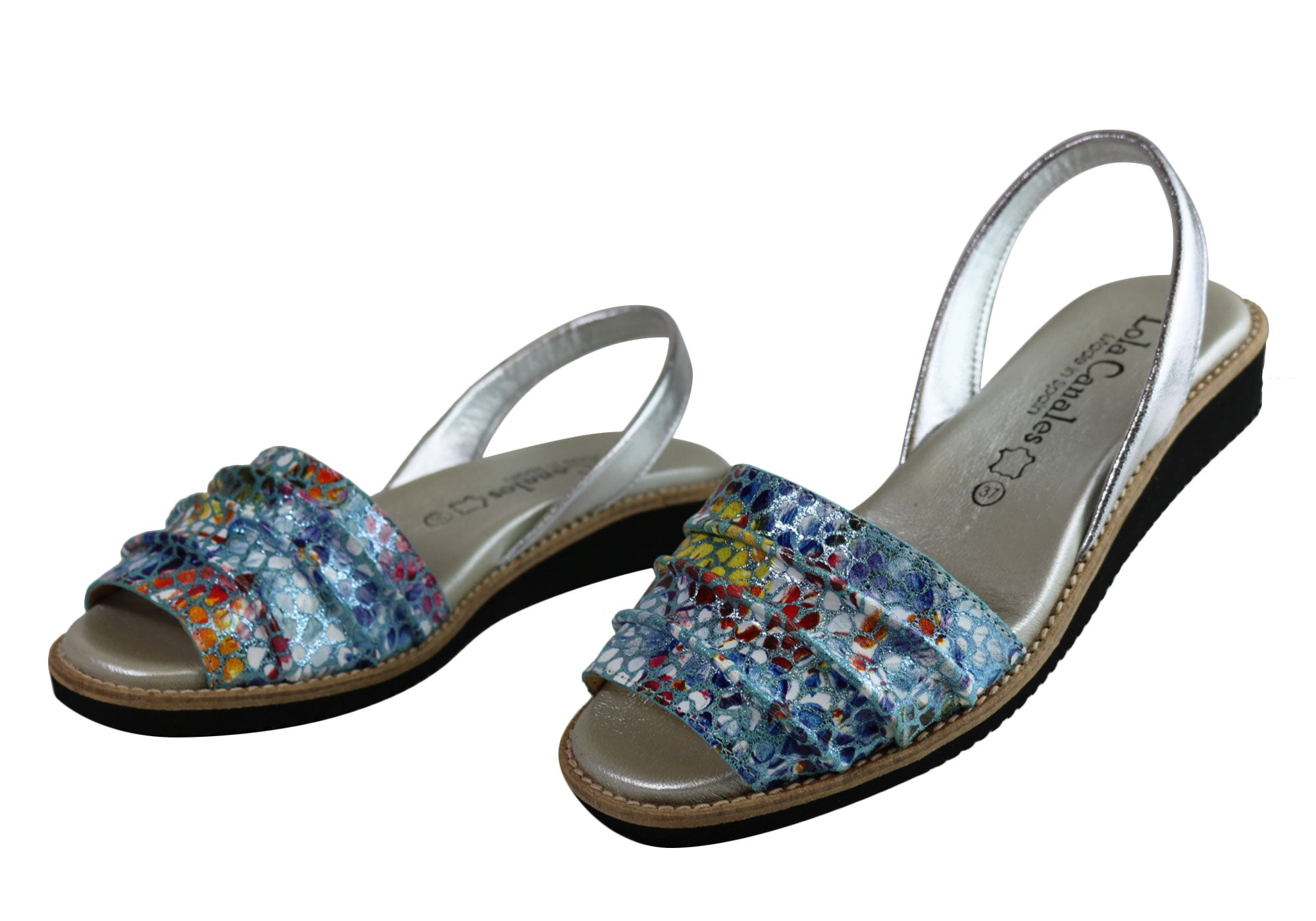 Lola Canales Melody Women's Comfortable Leather Sandals - Handmade in Spain - Perfect for Summer, Beach & Casual Outings