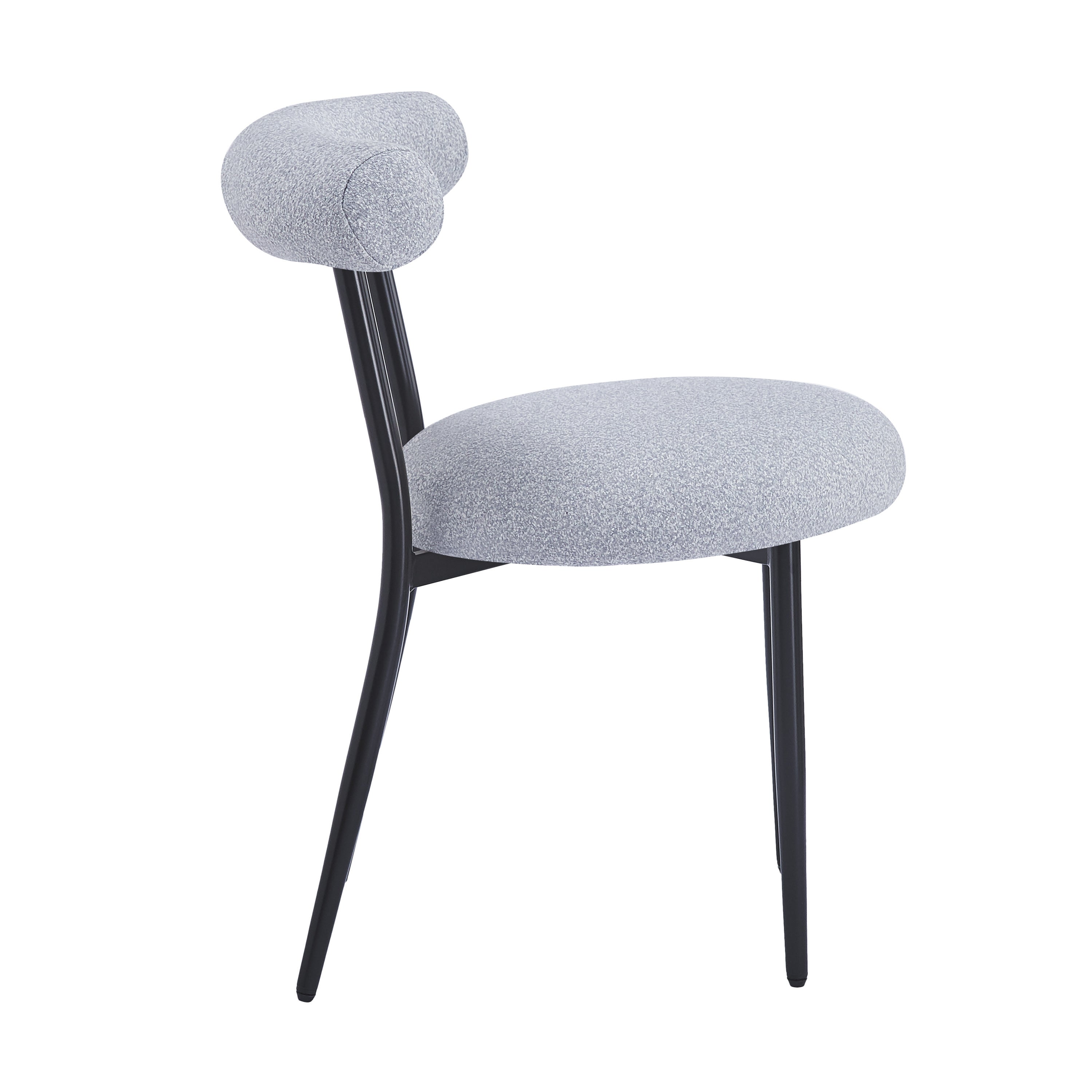 Modern Dining Chairs Set of 2 - Sturdy Wooden Kitchen Chairs with Padded Seats - Perfect for Dining Room, Kitchen, Breakfast Nook & Small Spaces