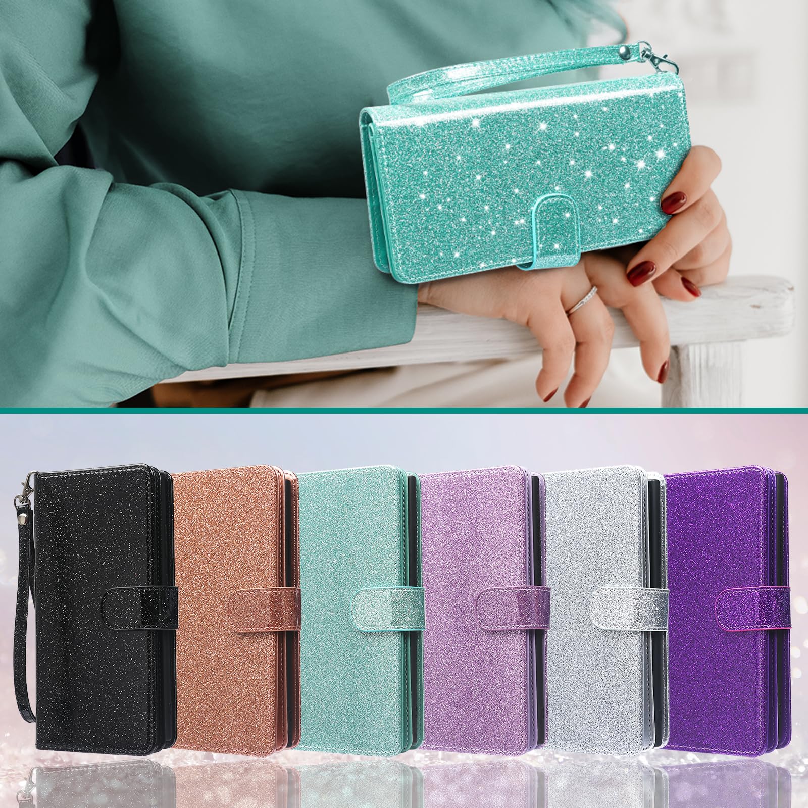 Premium Magnetic Detachable Wallet Case for iPhone 13 Pro Max (6.7