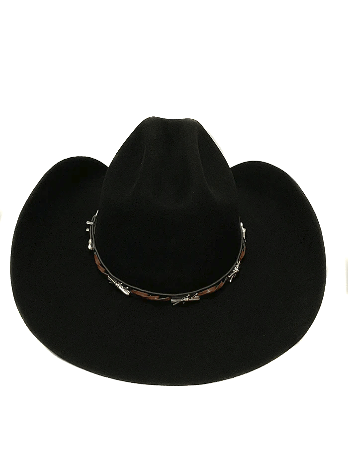 Premium Bullhide BUCKAROO 6X 0320BL Wool Cowboy Hat - Black Western Style for Ranchers & Outdoor Adventures