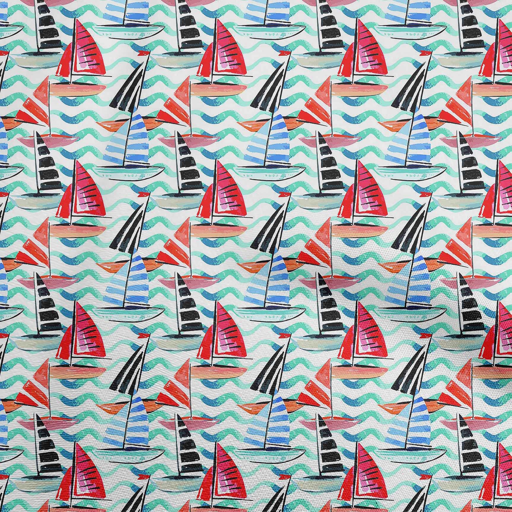 oneOone Viscose Chiffon Red Fabric - 42 Inch Wide Printed by The Yard for Yacht Decor, Craft Projects, DIY Sewing & Home Decoration | Lightweight Sheer Material for Dresses, Curtains & Fashion Design