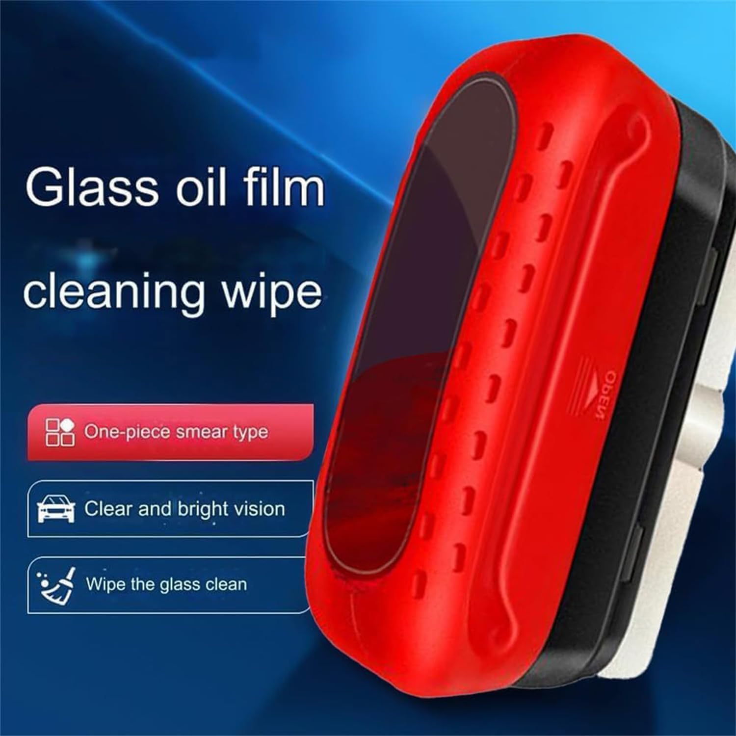 Priyadarshi Automotive Oil Film Cleaning Brush - Car Windshield & Glass Cleaner for Rain & Fog Protection - Durable Glass Cleaning Tool for Cars, Trucks, and Motorcycles - Perfect for Road Trips and Daily Commuting
