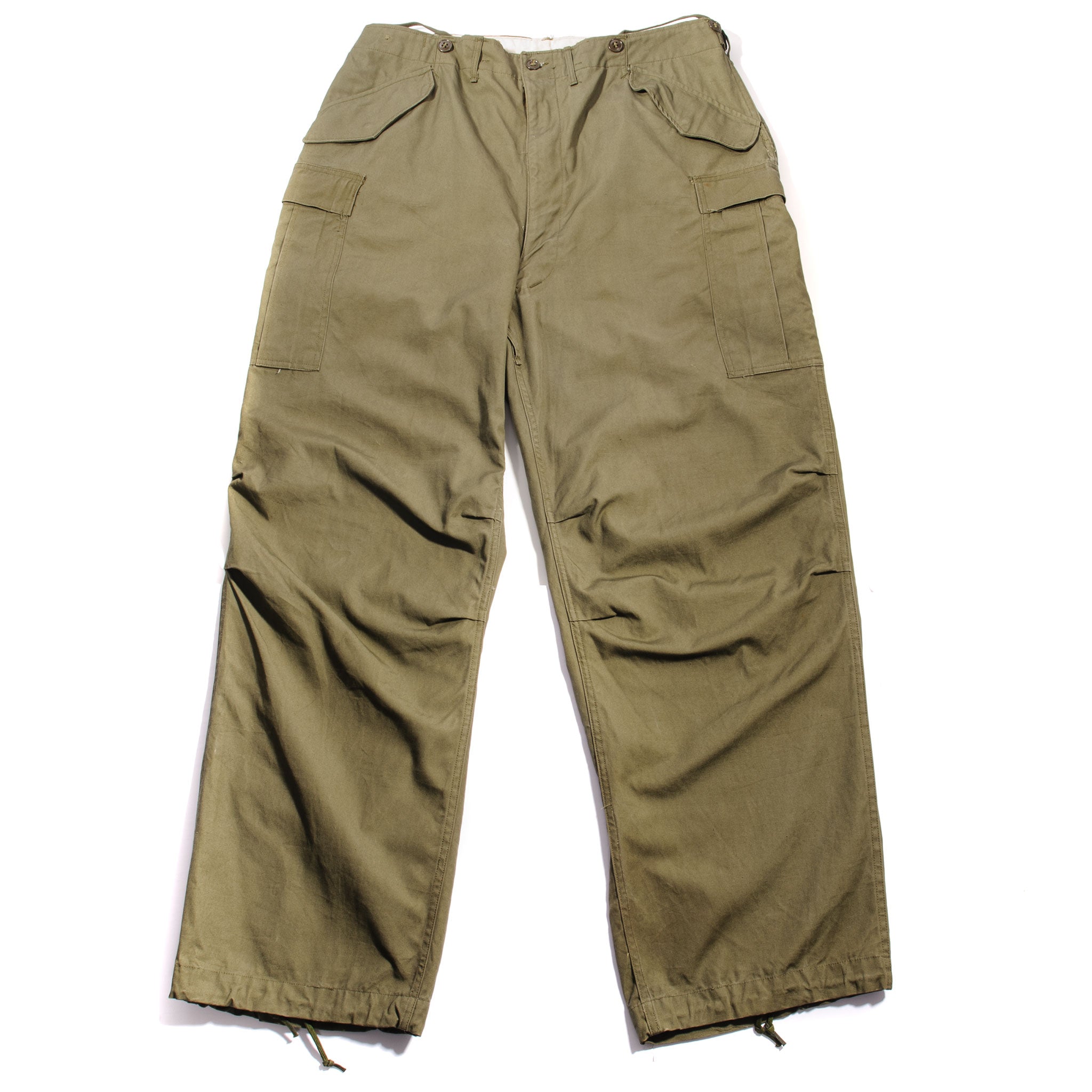 Vintage US Army M-1951 Field Trousers Pants - Korean War Era Military Surplus - Size 38x33 (Large Long) - Durable Combat Pants for Outdoor Adventures, Reenactments & Vintage Collections