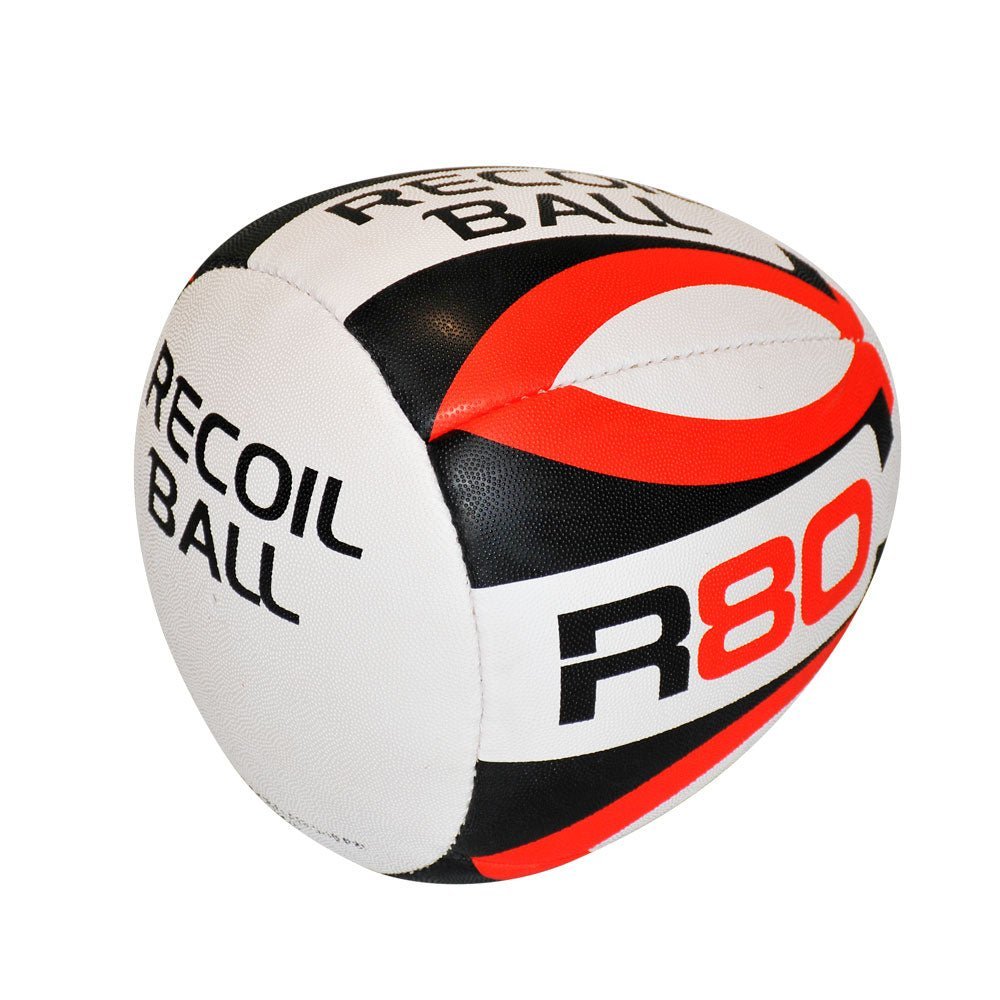 Rugby Training Equipment - R80 Rugby Pass, Catch & Throw Skill Set for Practice & Drills | Perfect for Rugby Players, Coaches & Team Training Sessions