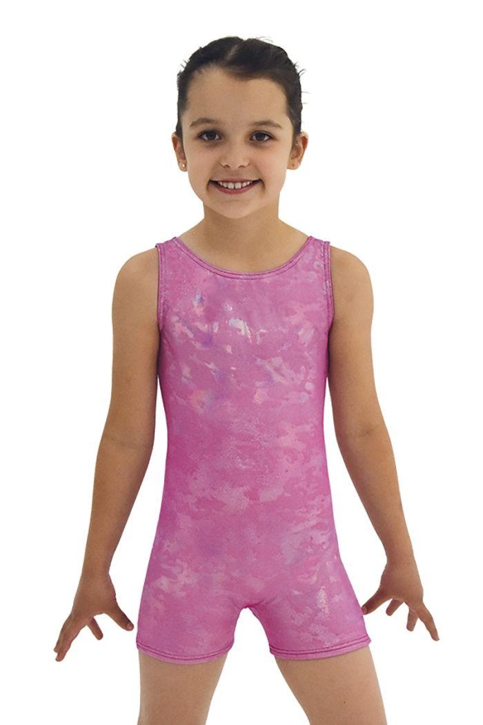 Mondor Women's Gymnastics Leotard - Printed Unitard for Dance, Cheerleading & Performance - Breathable Stretch Fabric for Comfort & Flexibility