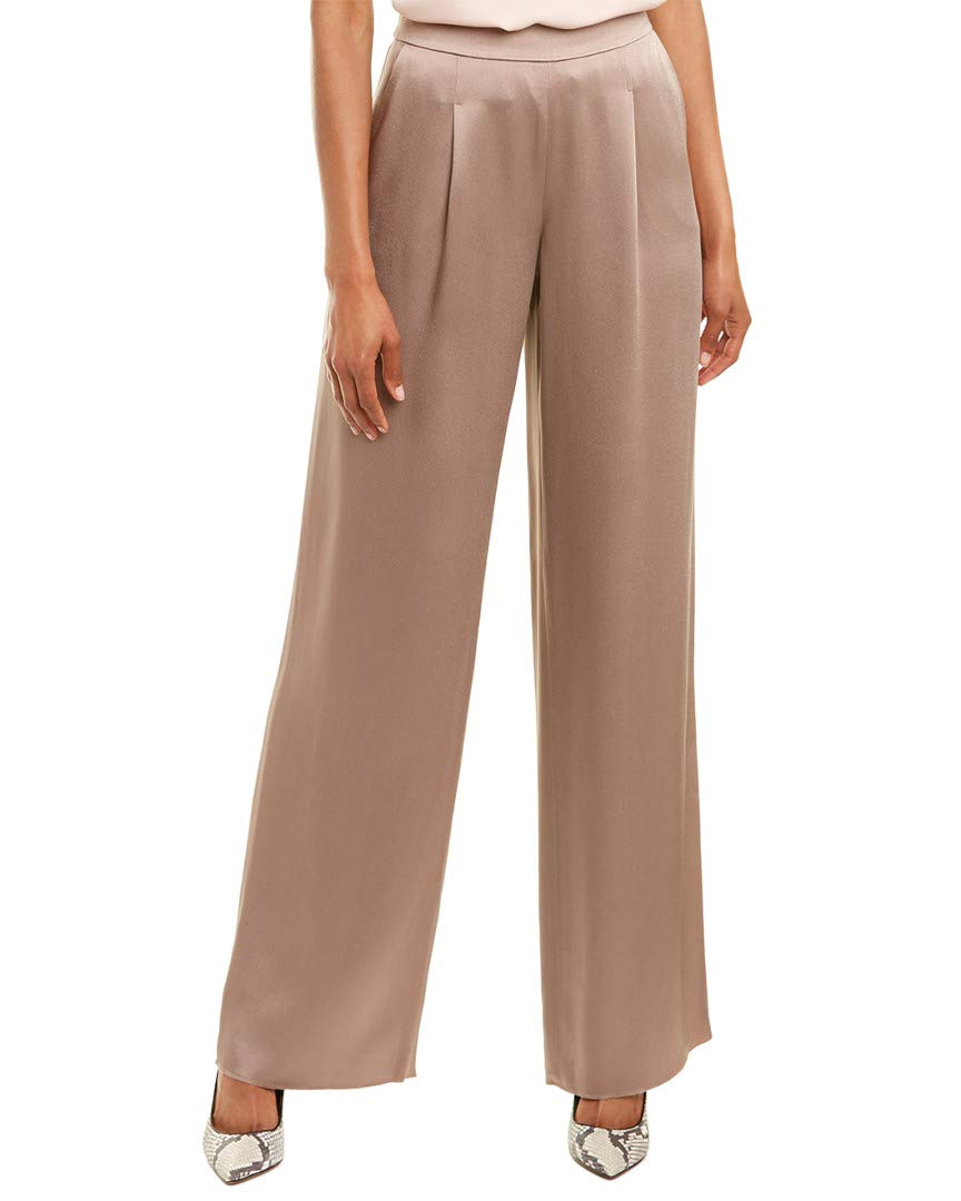 St. John Women's Classic Brown Dress Pants Size 10 - Elegant Office Trousers for Professional Workwear & Business Casual Outfits