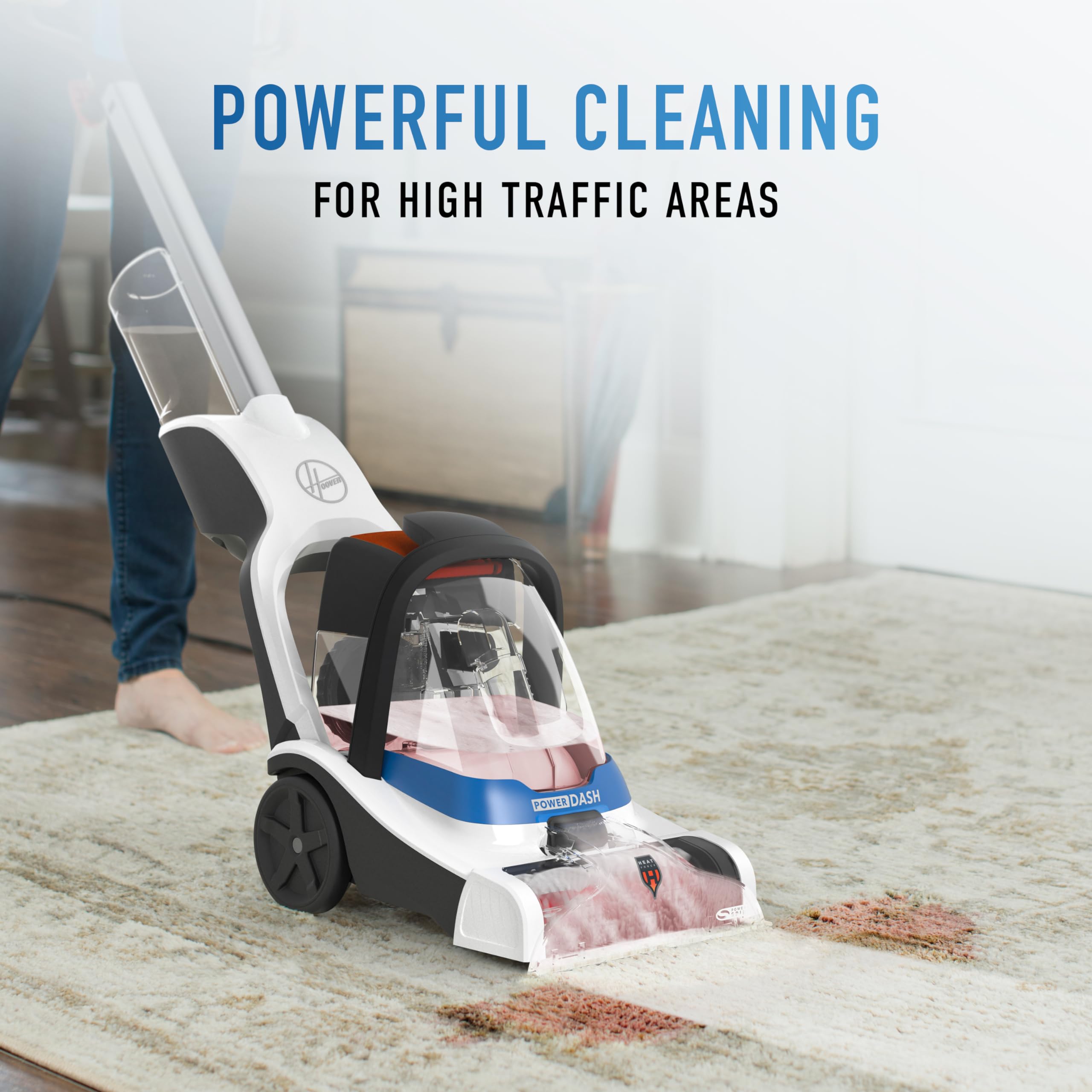 Hoover PowerDash Pet Carpet Cleaner FH50700 - Powerful Portable Carpet Cleaner for Pet Hair & Stains | Ideal for Home, Office & Pet Owners