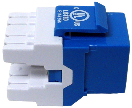 CAT6 MIG+ RJ45 Keystone Jack - Unshielded High-Density Ethernet Connector for Home & Office Network Installations - Ideal for Patch Panels, Wall Plates, and Data Centers