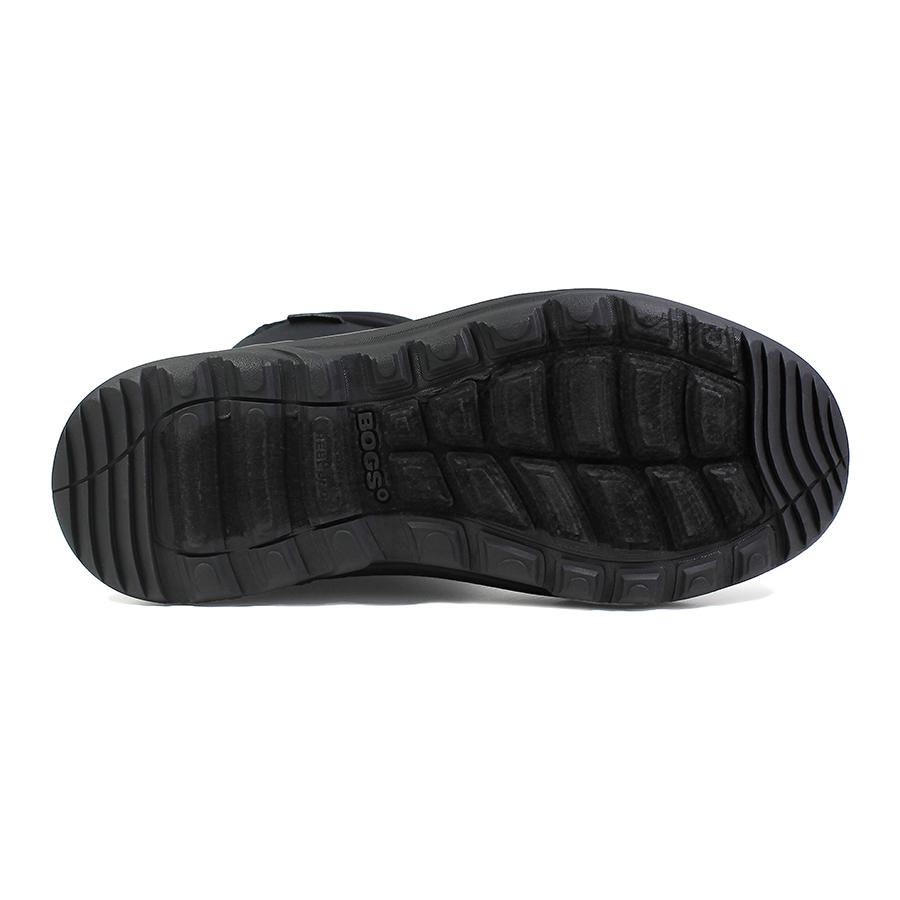 BOGS BOZEMAN Tall Waterproof Insulated Men's Winter Boots - Black - Perfect for Snow, Hiking & Outdoor Adventures