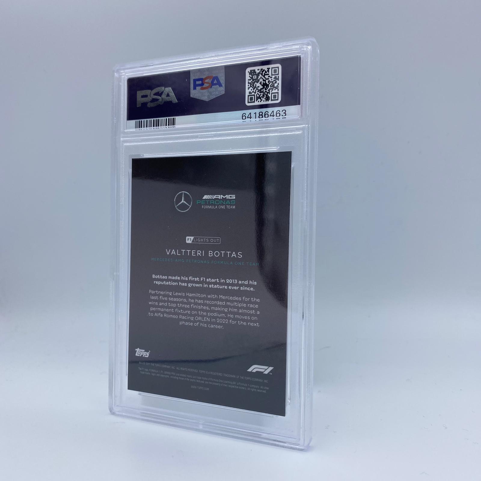PSA 10 Valtteri Bottas 4/5 Rainbow Foil F1 Racing Card - Perfect for Collectors, Fans & Sports Memorabilia Displays