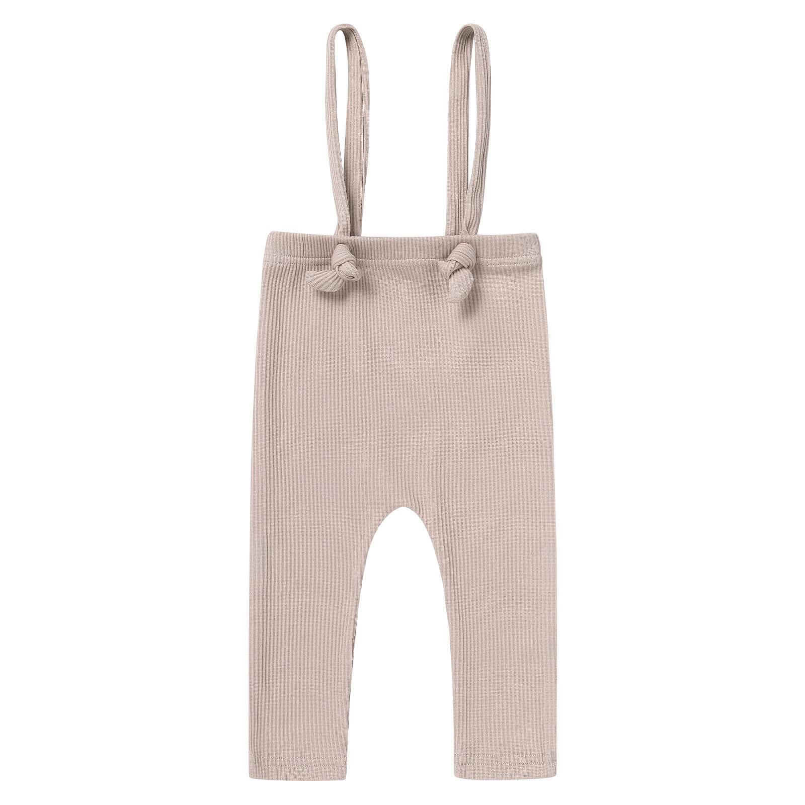 Infant Newborn Baby Girl Boy Ribbed Leggings & Suspenders - Soft Knit Tights, Warm Stockings for Boys & Girls - Perfect for Playtime, Photo Shoots & Winter Outfits