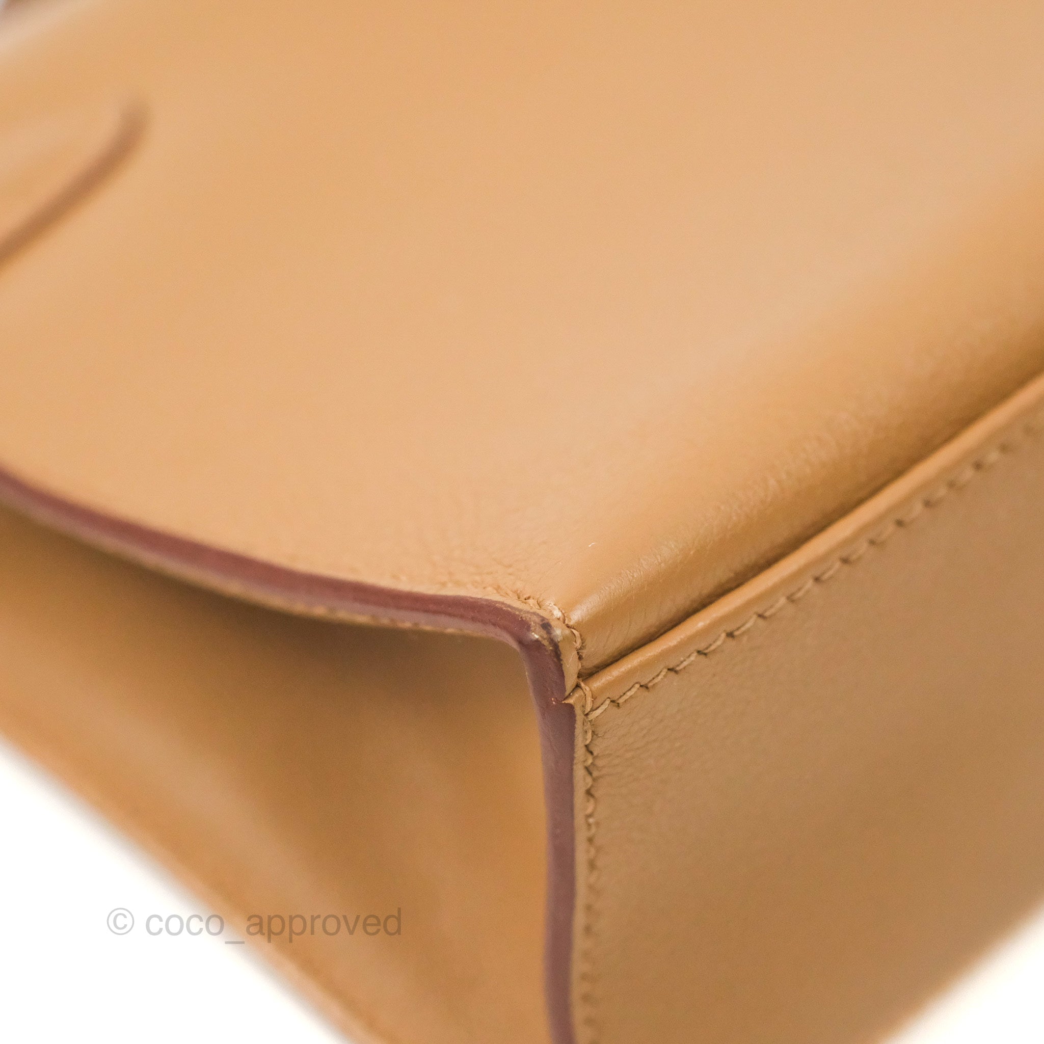 Authentic Hermès Kelly Pochette Clutch Bag in Biscuit 48 - Swift Leather with Palladium Hardware | Luxury Women's Handbag for Evening Parties & Special Occasions
