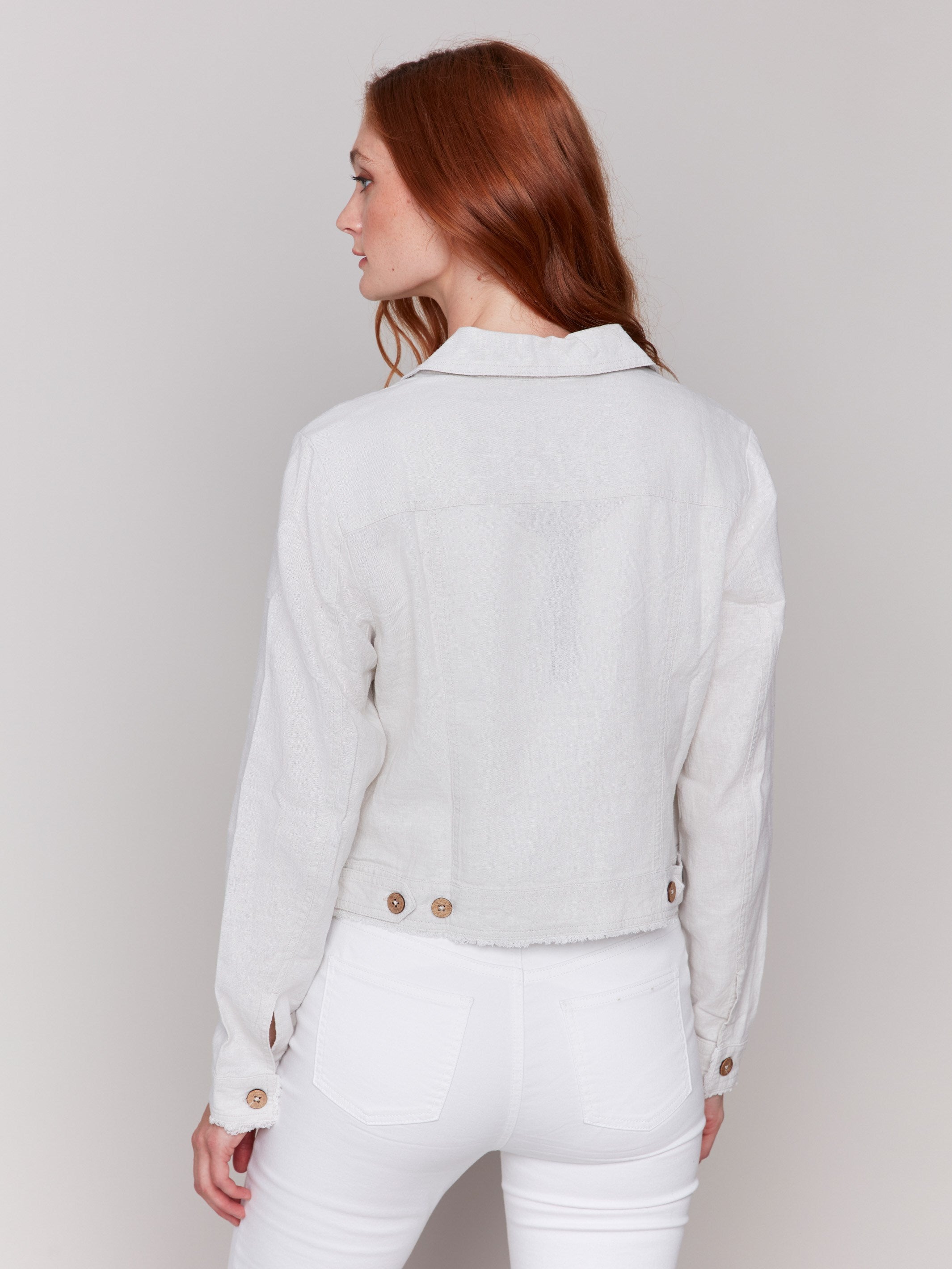 Breathable Linen Blend Jacket for Women & Men - Natural Color Lightweight Summer Cover-Up | Perfect for Beach Outings, Casual Wear & Travel
