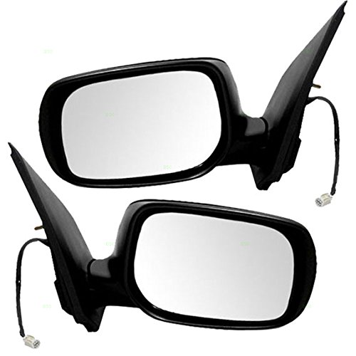 Toyota Yaris Sedan Power Side View Mirrors Replacement - Driver & Passenger Side Compatible with Part Numbers 8794052770 & 8791052790 | Perfect for Enhanced Visibility & Safe Lane Changes