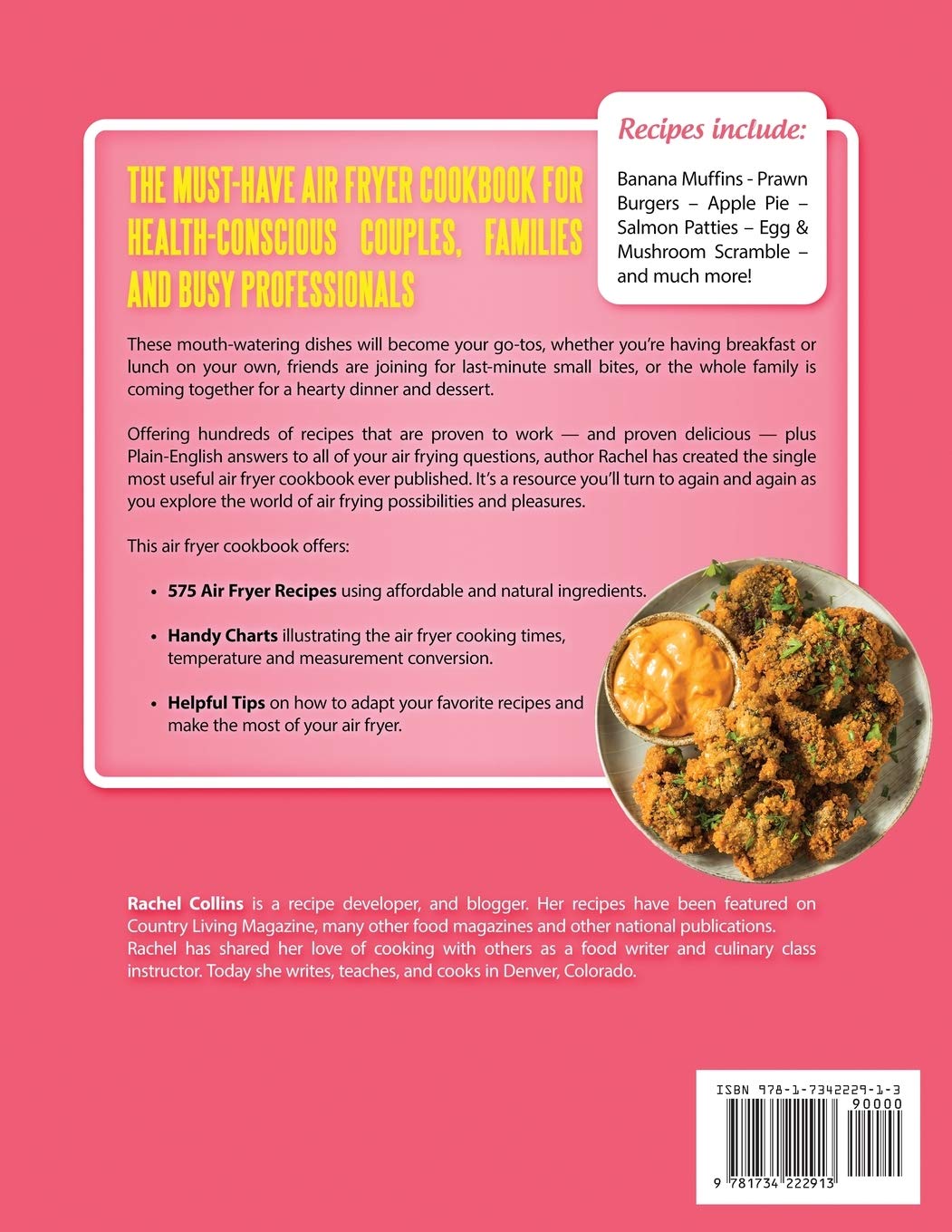 The Ultimate Air Fryer Cookbook: 575 Best Easy & Healthy Air Fryer Recipes with Nutrition Facts - Perfect for Quick Meals, Weight Loss & Family Dinners