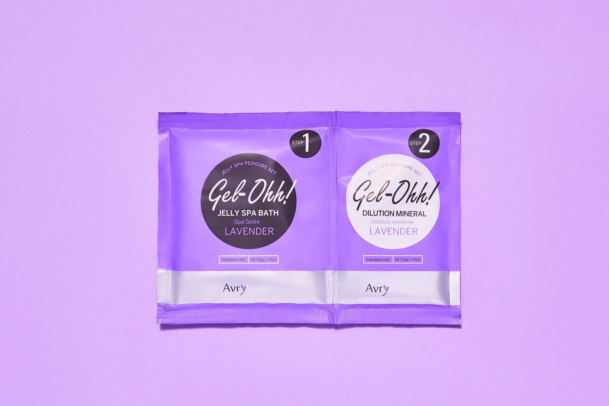 Avry Beauty Gel Ohh! Jelly Spa Pedicure Bath - Lavender Scented Foot Soak for Relaxation & Soft Skin - Perfect for Home Spa, Self Care & Gift Giving