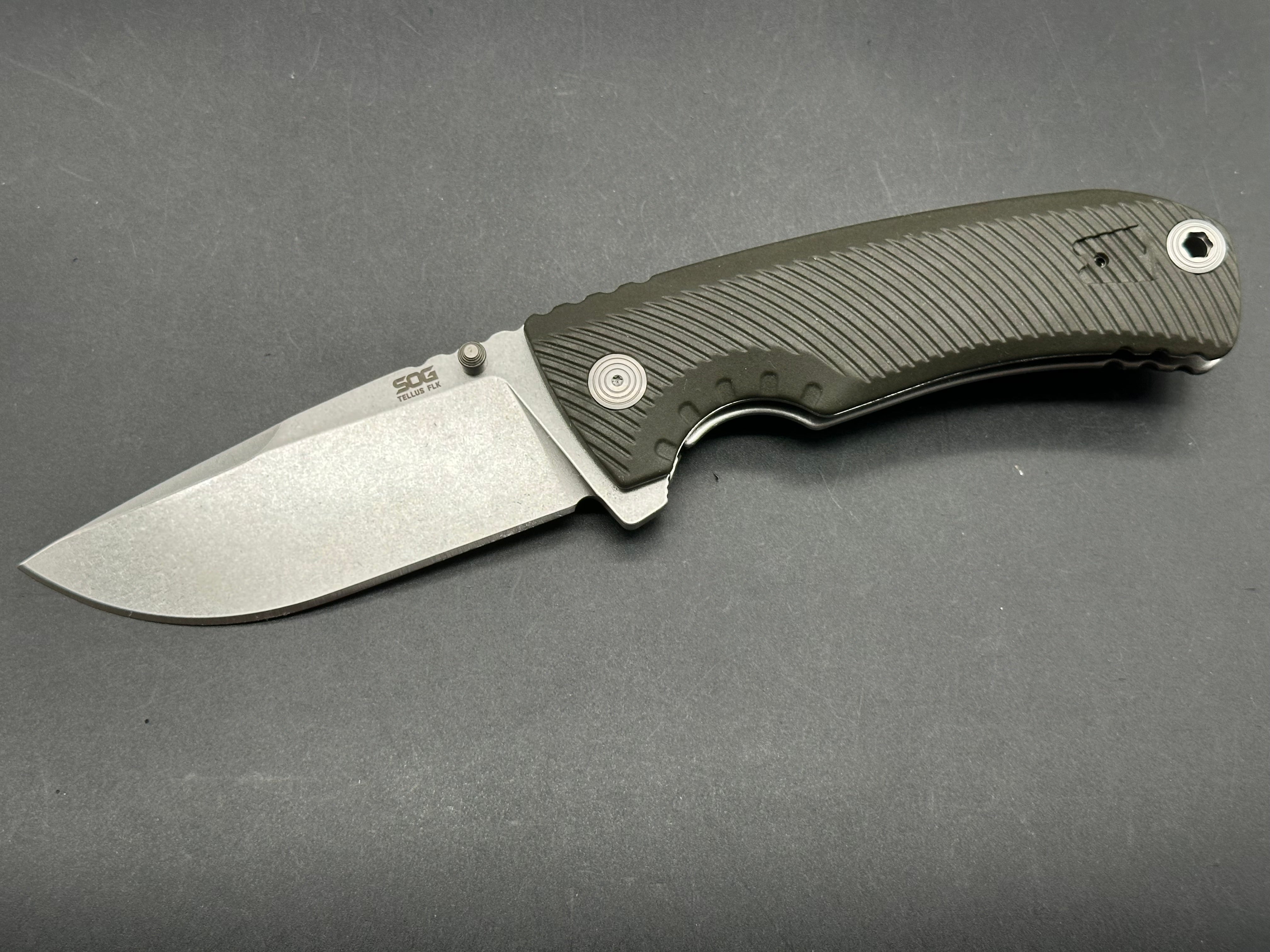 SOG Tellus FLK Folding Knife - 3.65