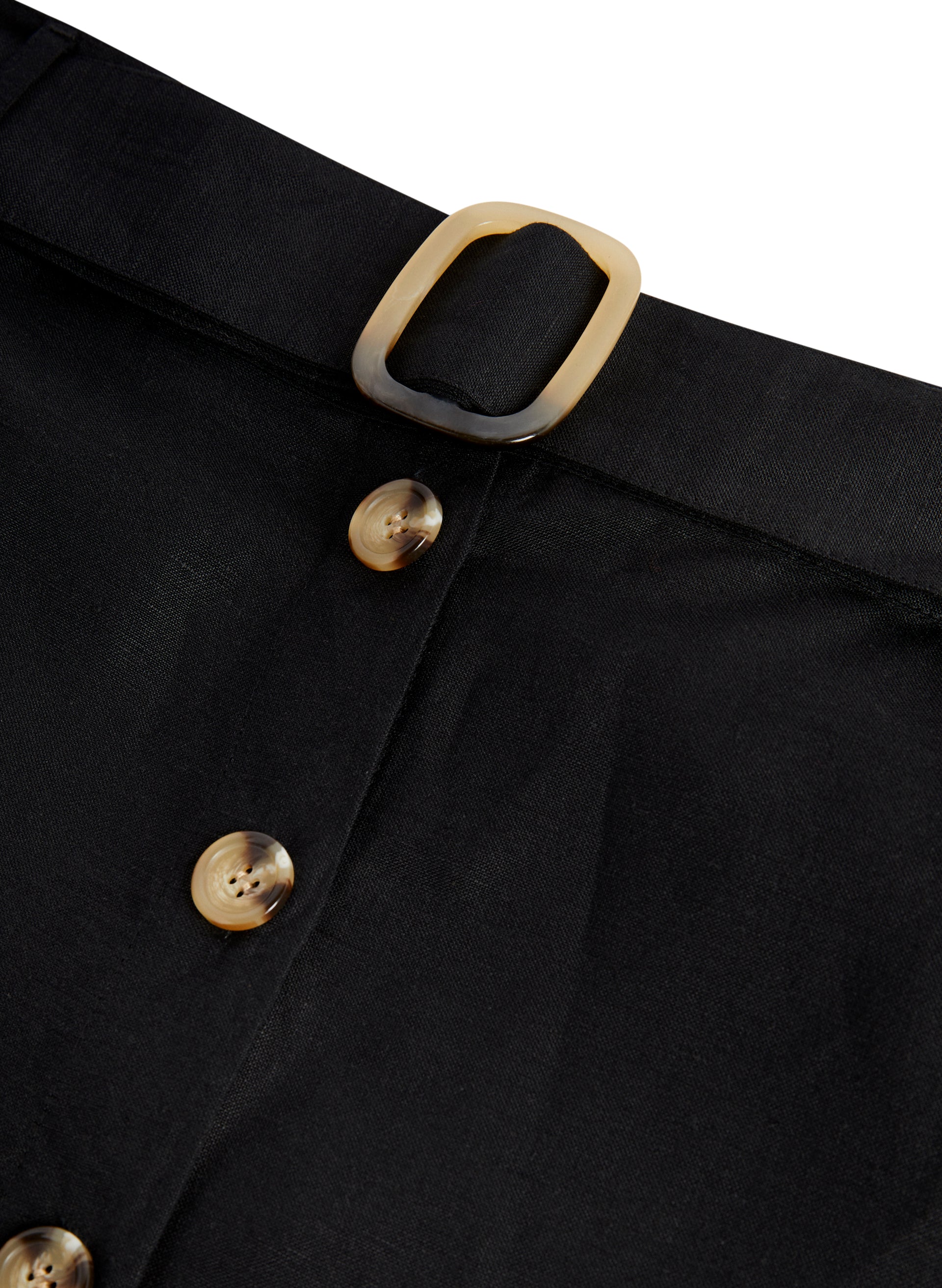 Elegant Button Detail Midi Skirt for Women - Flowy A-Line Skirt with Front Buttons - Perfect for Office, Date Night & Spring Outfits