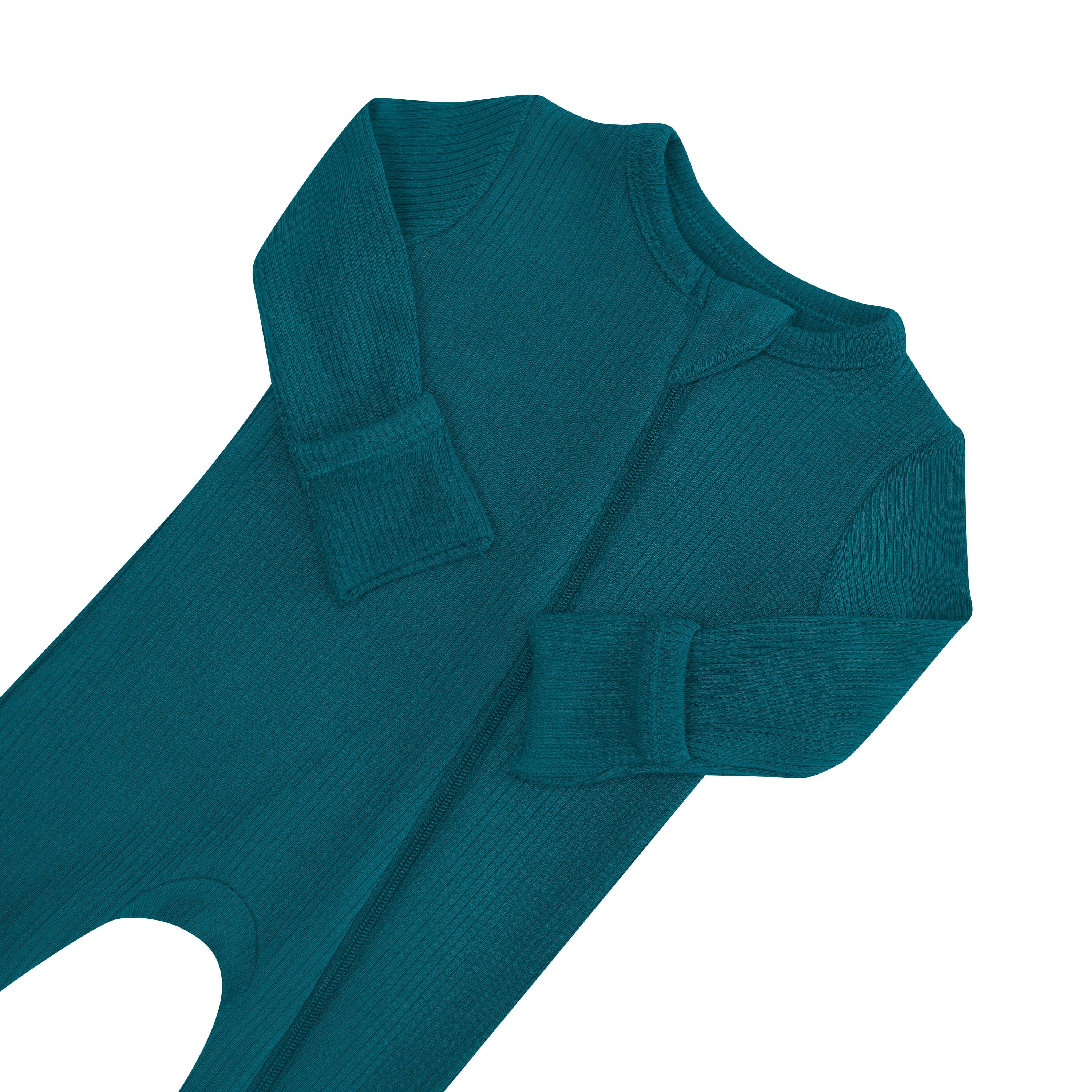 Women's Ribbed Zipper Romper Jumpsuit - Stretchy Comfortable Bodysuit for Casual Outings & Date Nights | Loch Color