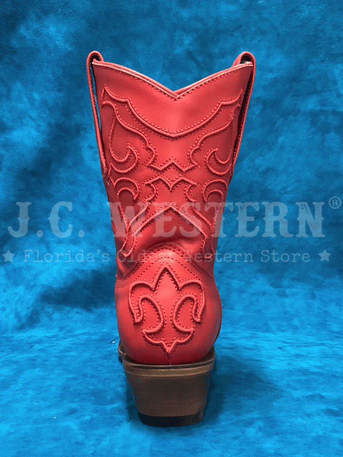 Corral Z5112 Women's Embroidered Ankle Western Boots - Red | Stylish Cowgirl Boots for Country Dancing, Rodeo & Casual Wear