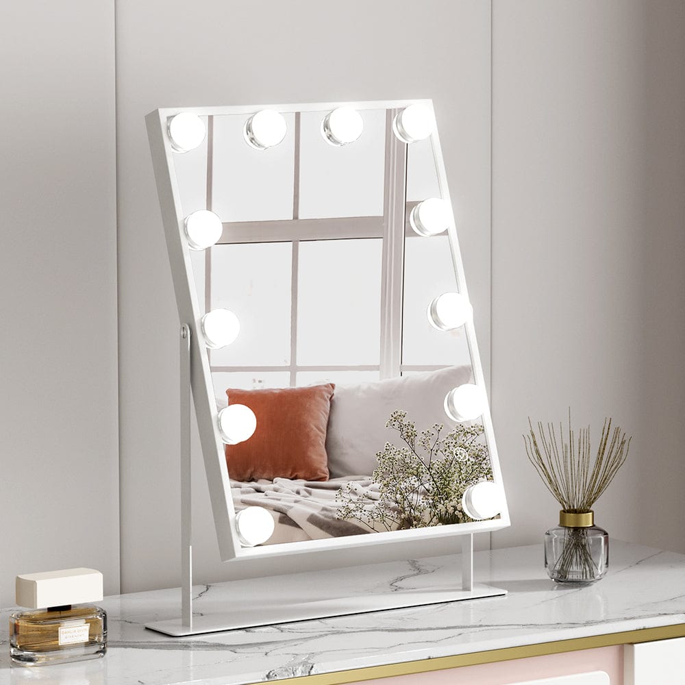 Embellir Bluetooth LED Makeup Mirror with Lights - 30X40CM Hollywood Vanity Mirror for Professional Makeup Application, Skincare Routine & Home Decor | Perfect for Bedroom, Bathroom & Dressing Room