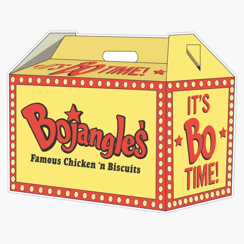 Bojangles Vinyl Sticker - Waterproof 5