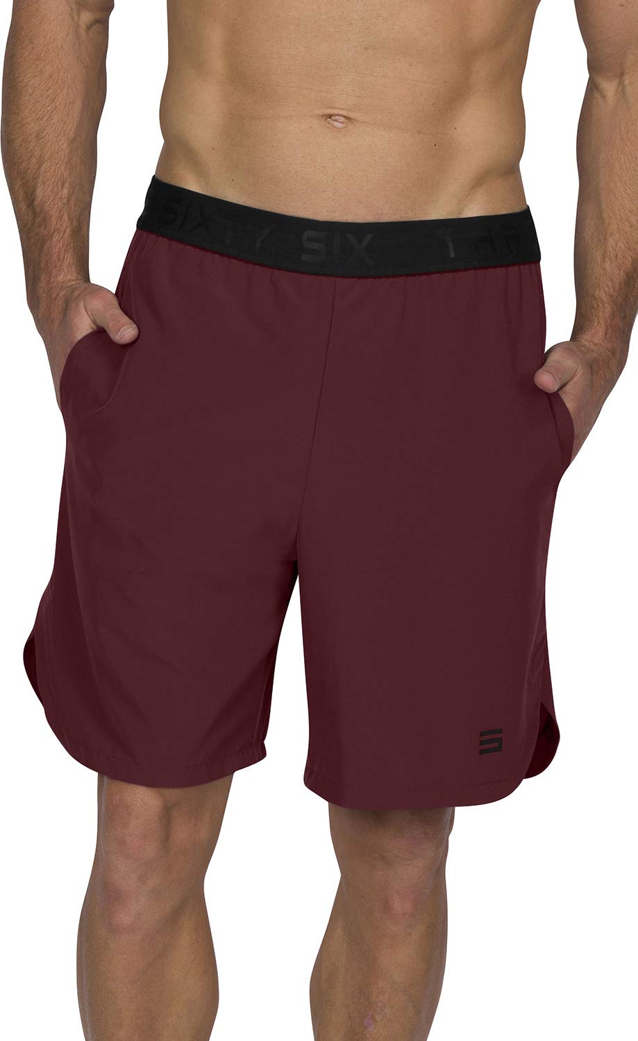 **Men's Dry Fit Gym Shorts - Moisture Wicking Workout & Running Shorts with Pockets & Side Hem - Perfect for Gym, Jogging & Outdoor Activities**
