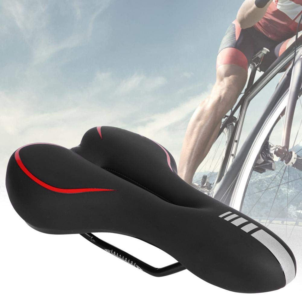 AYNEFY Comfortable Padded Bike Seat Saddle - Ergonomic Bicycle Seat for Mountain & Road Bikes - Cycling Equipment Accessories for Men & Women - Perfect for Commuting, Exercise & Long Rides