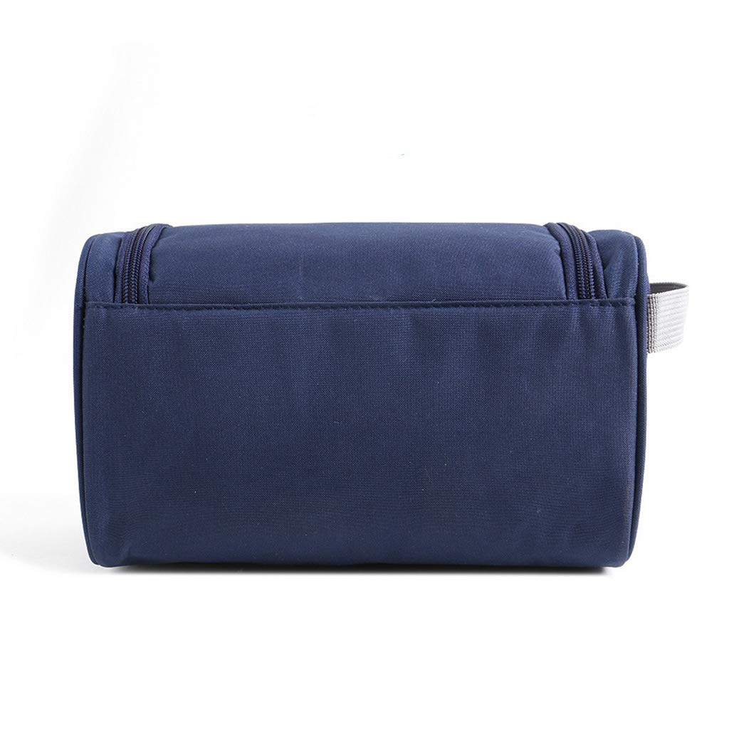 Waterproof Makeup Bag for Travel - Navy Blue Cosmetic Organizer with Multiple Pockets | Perfect for Toiletries Storage, Gym Essentials & Weekend Getaways