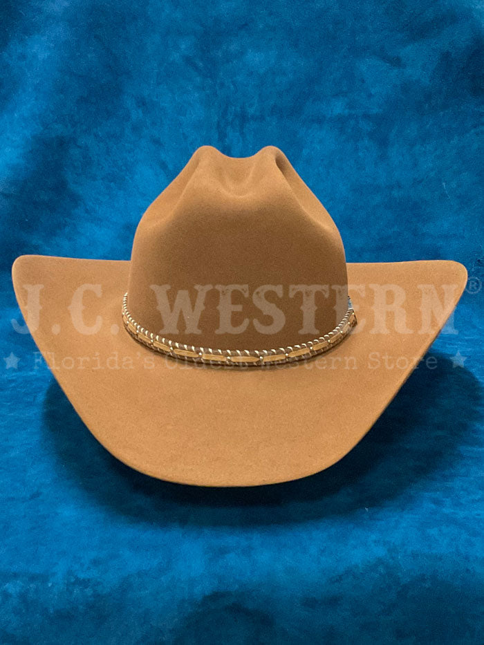 Resistol RFPNCK 7540E9 Piney Creek 6X George Strait Collection Felt Hat in Chestnut #10 - Perfect for Western Wear, Country Music Events & Outdoor Adventures