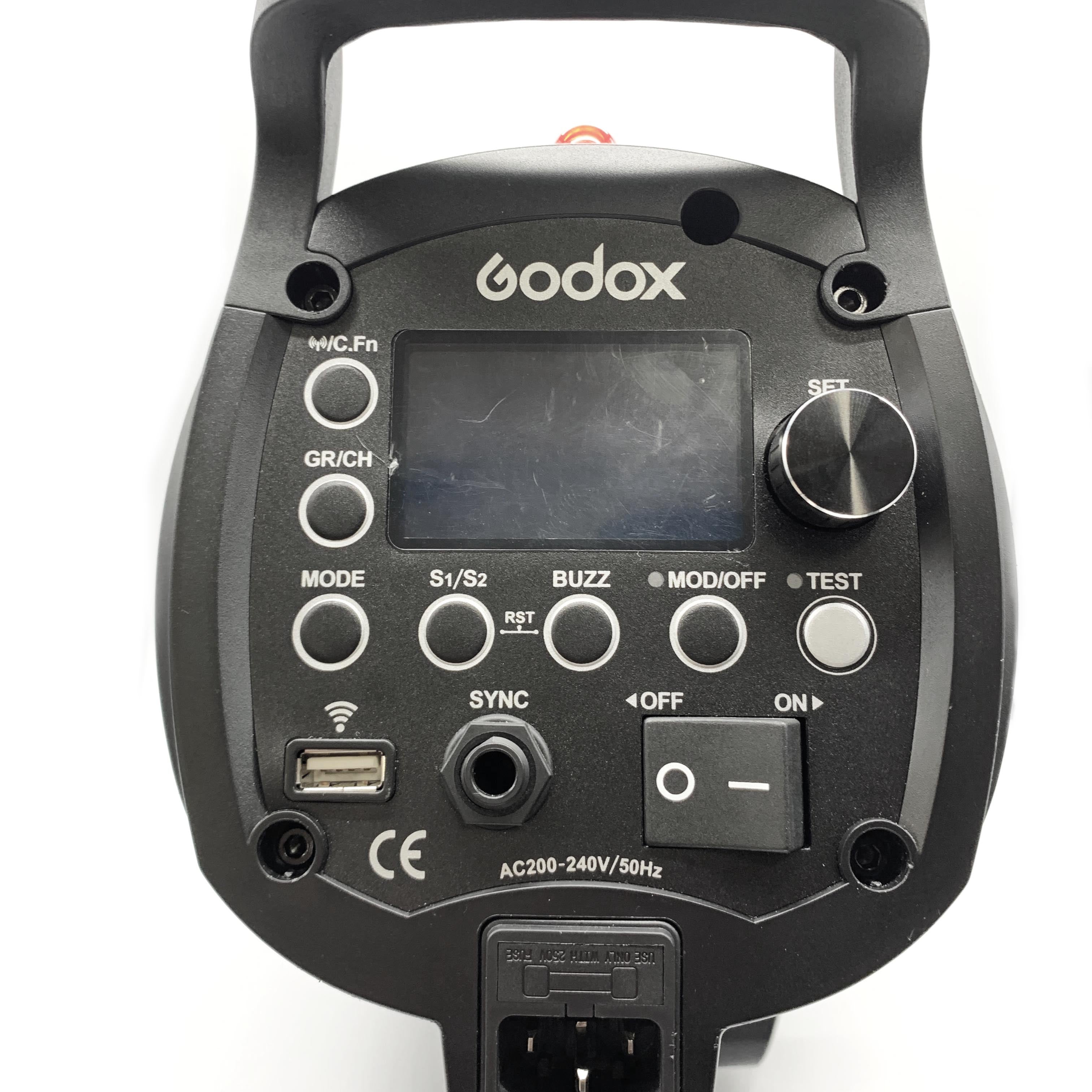 Godox QT600IIM 600W HSS Flash Strobe Light Head with Quick Recycling - Professional Studio Lighting for Portrait, Fashion & Product Photography