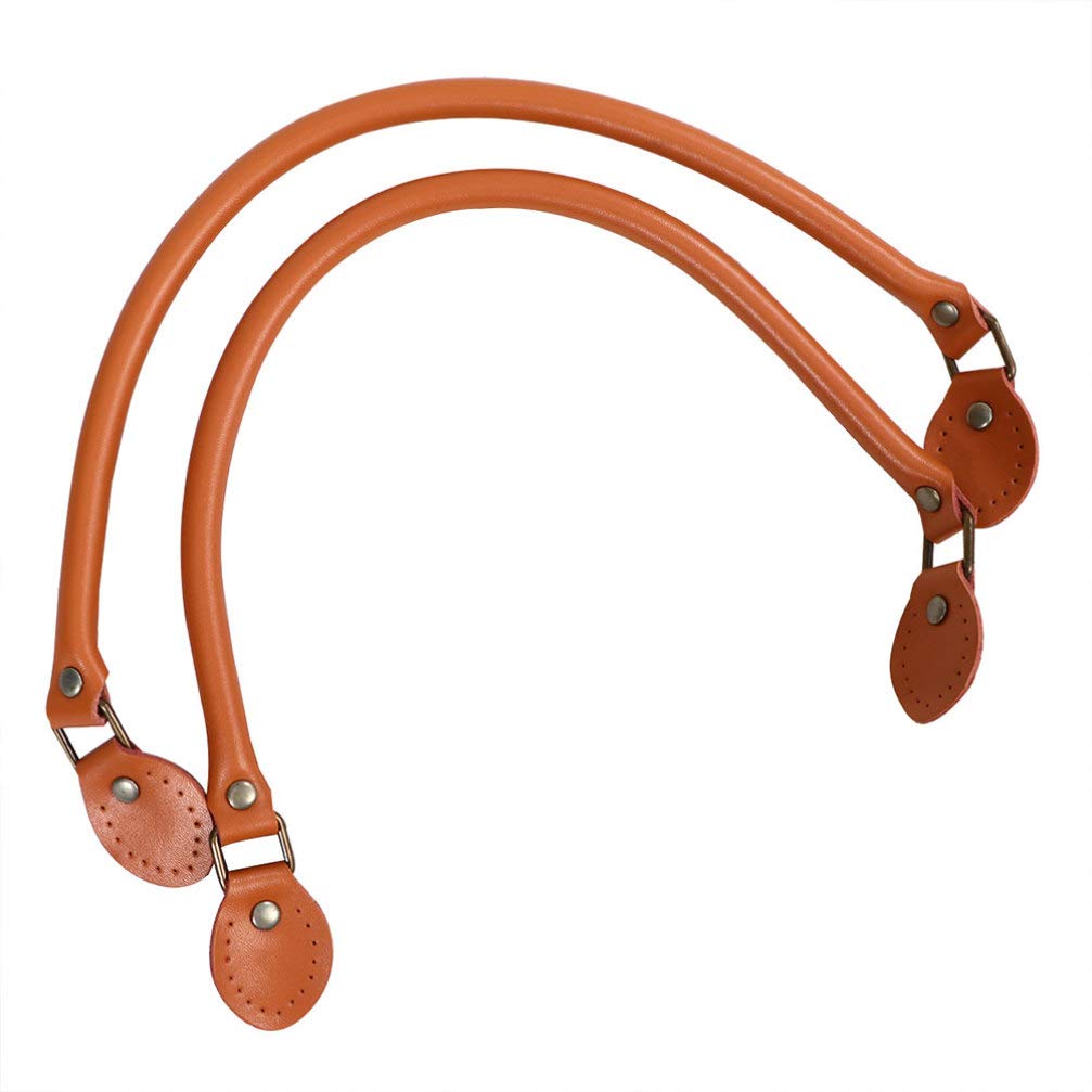 EXCEART 40cm Brown Leather Crossbody Bag Strap - Adjustable DIY Purse Handle Replacement for Tote Bags & Handbags - Perfect for Travel, Shopping & Everyday Use